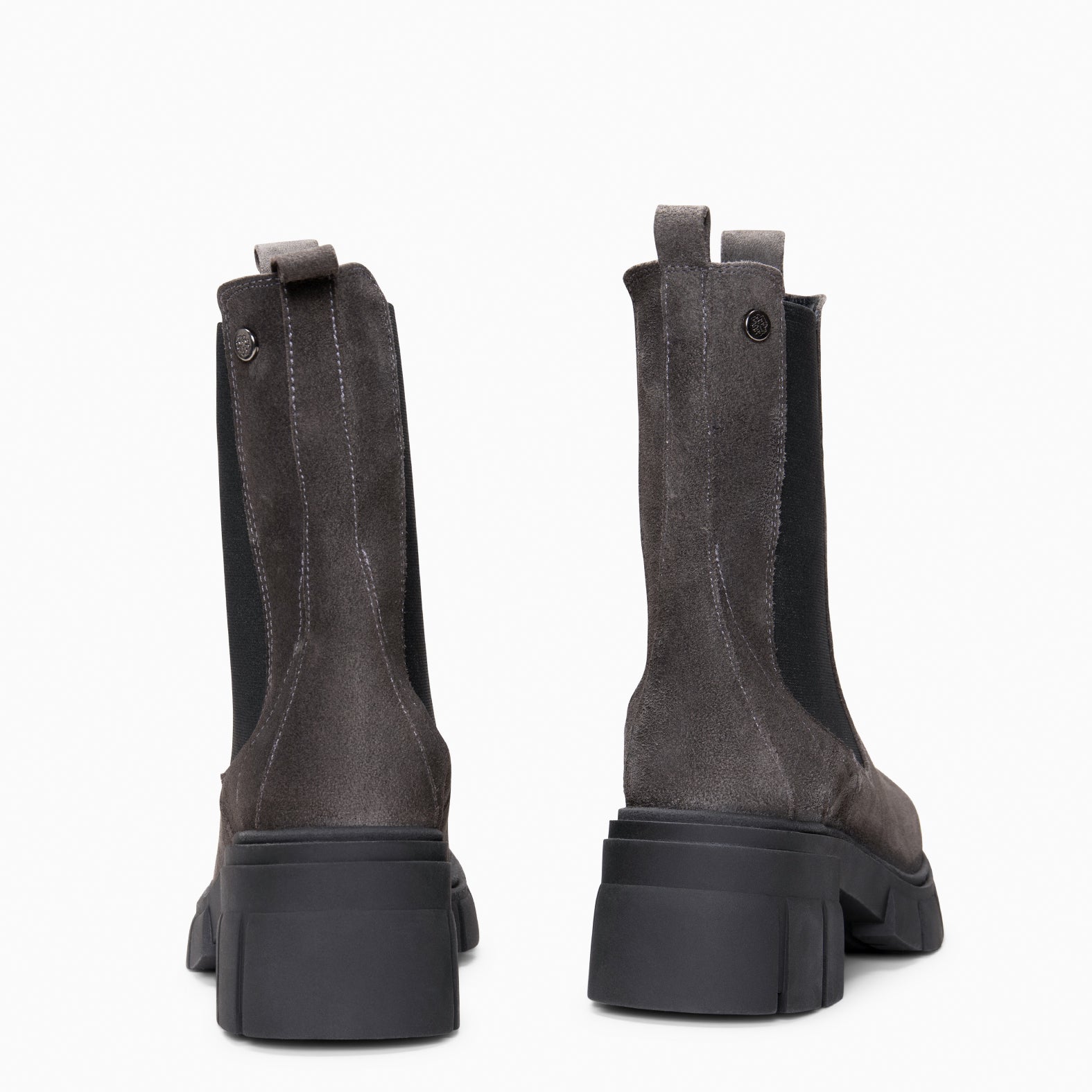 LUCIA - Botines Chelsea con plataforma GRIS - miMaO ®