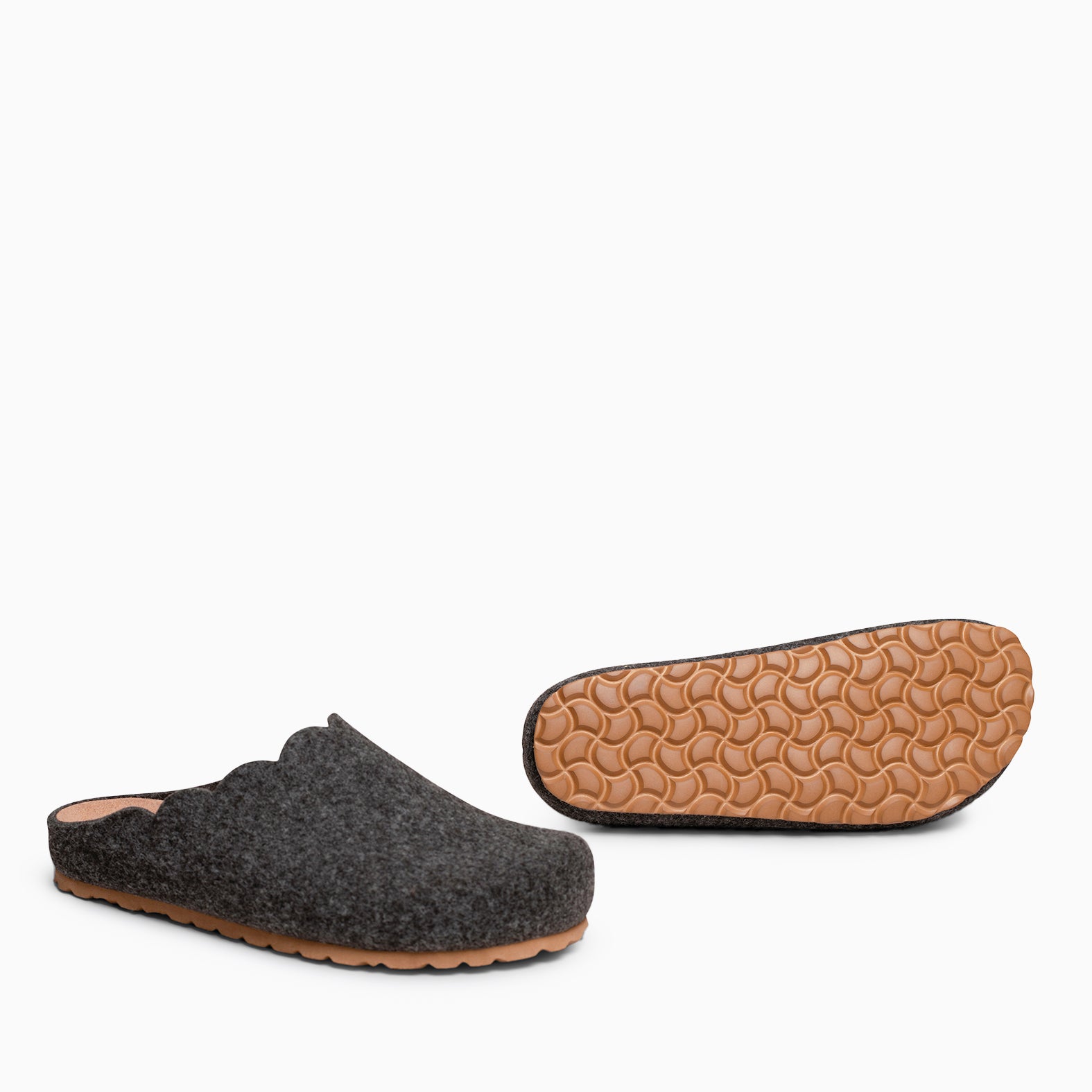 SWEET HOME - Zapatillas de estar por casa de mujer GRIS OSCURO - miMaO ®