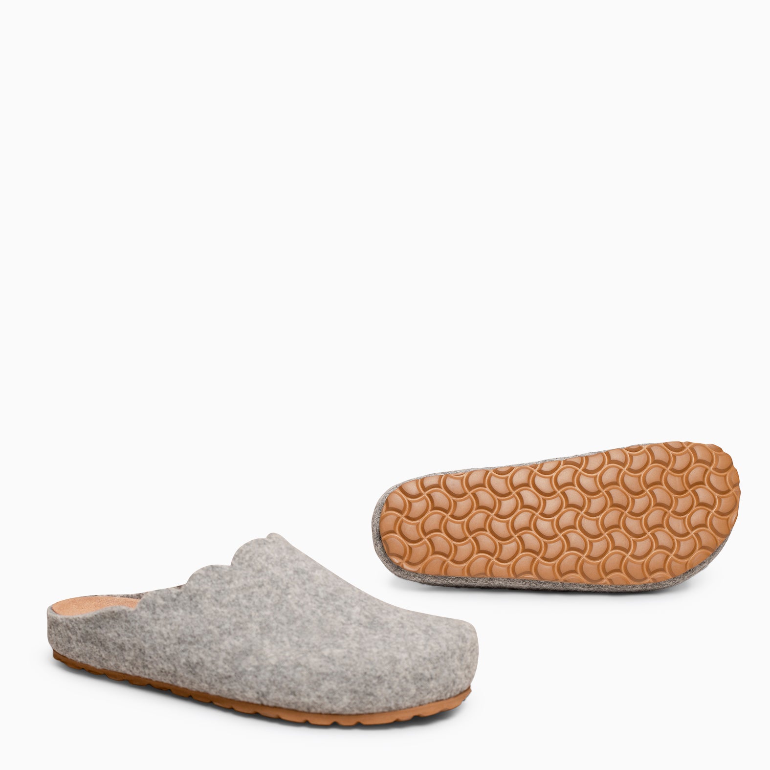 SWEET HOME - Zapatillas de estar por casa de mujer GRIS CLARO - miMaO ®