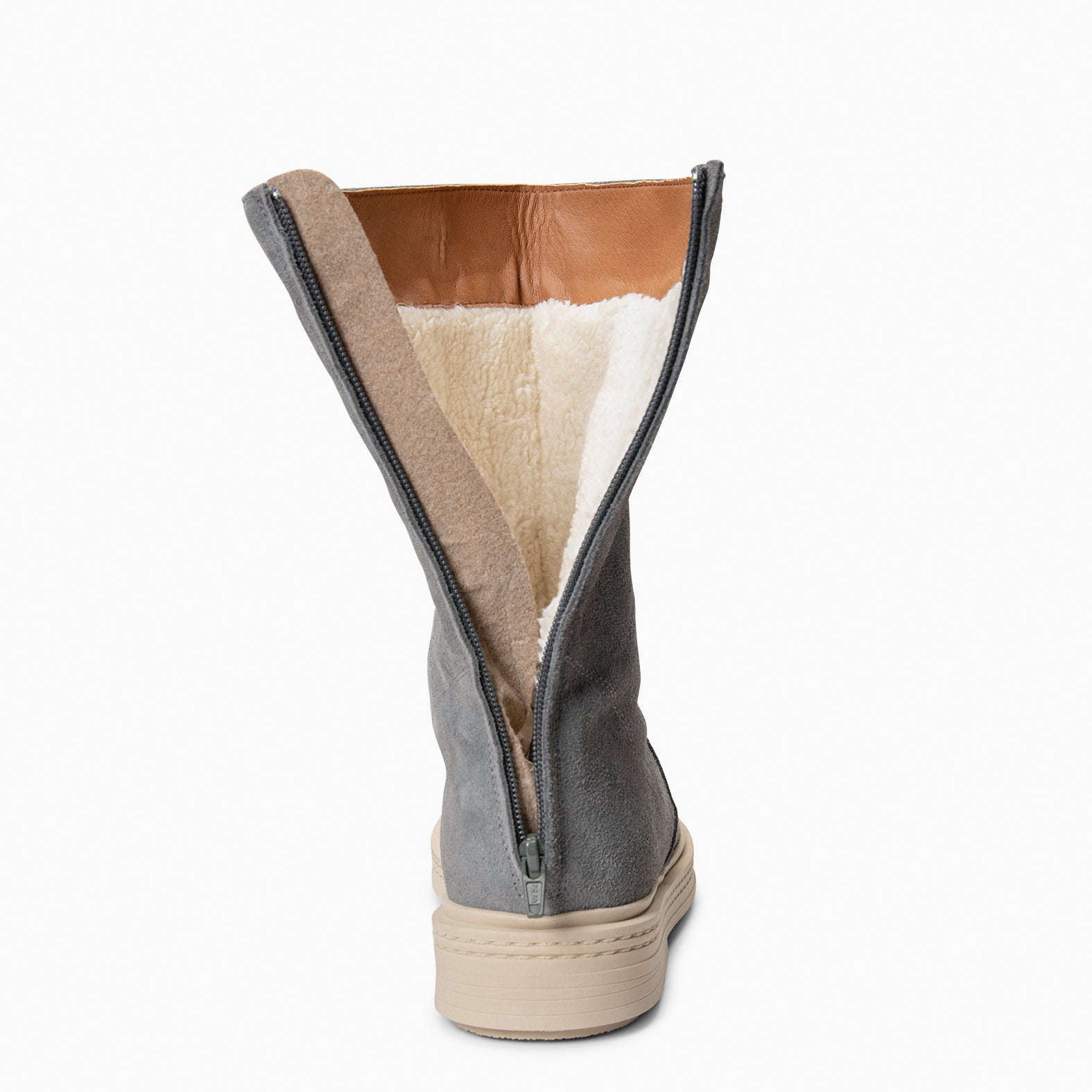 SNOW - Botines forrados de piel GRIS - miMaO ®