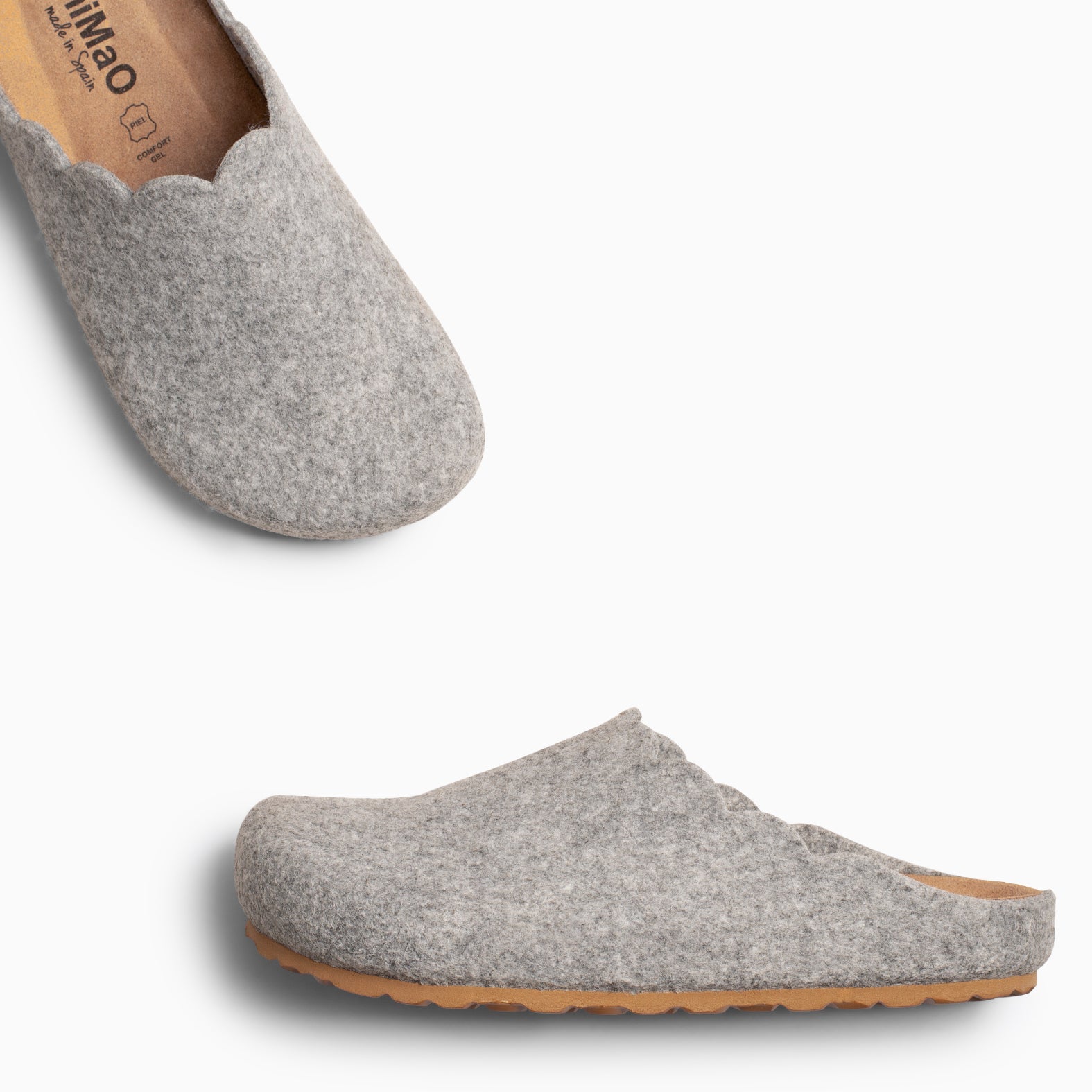 SWEET HOME - Zapatillas de estar por casa de mujer GRIS CLARO - miMaO ®
