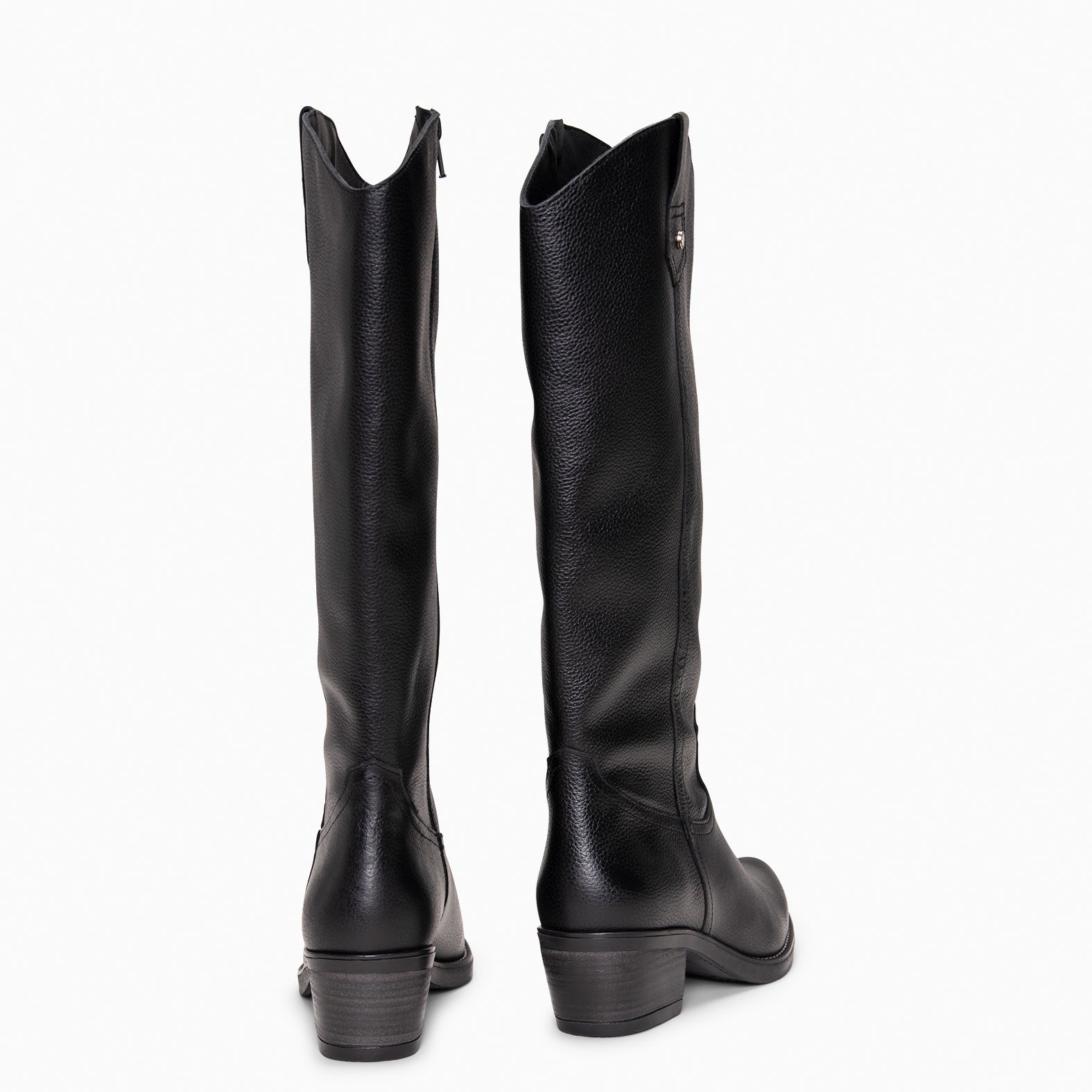 VALLEY - Botas altas de tacón NEGRO - miMaO ®