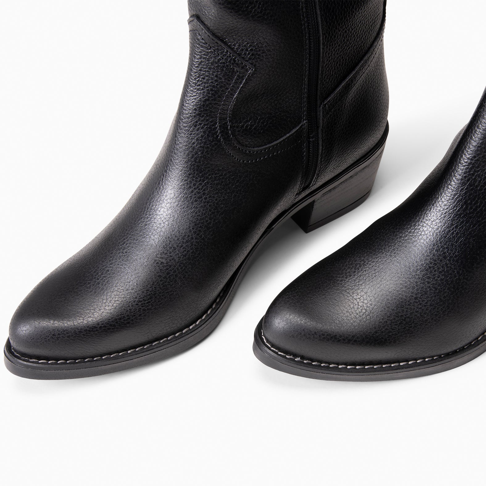 VALLEY - Botas altas de tacón NEGRO - miMaO ®