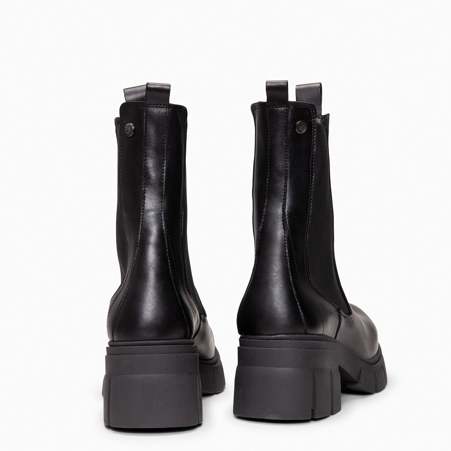 LUCIA - Botines Chelsea con plataforma NEGRO - miMaO ®