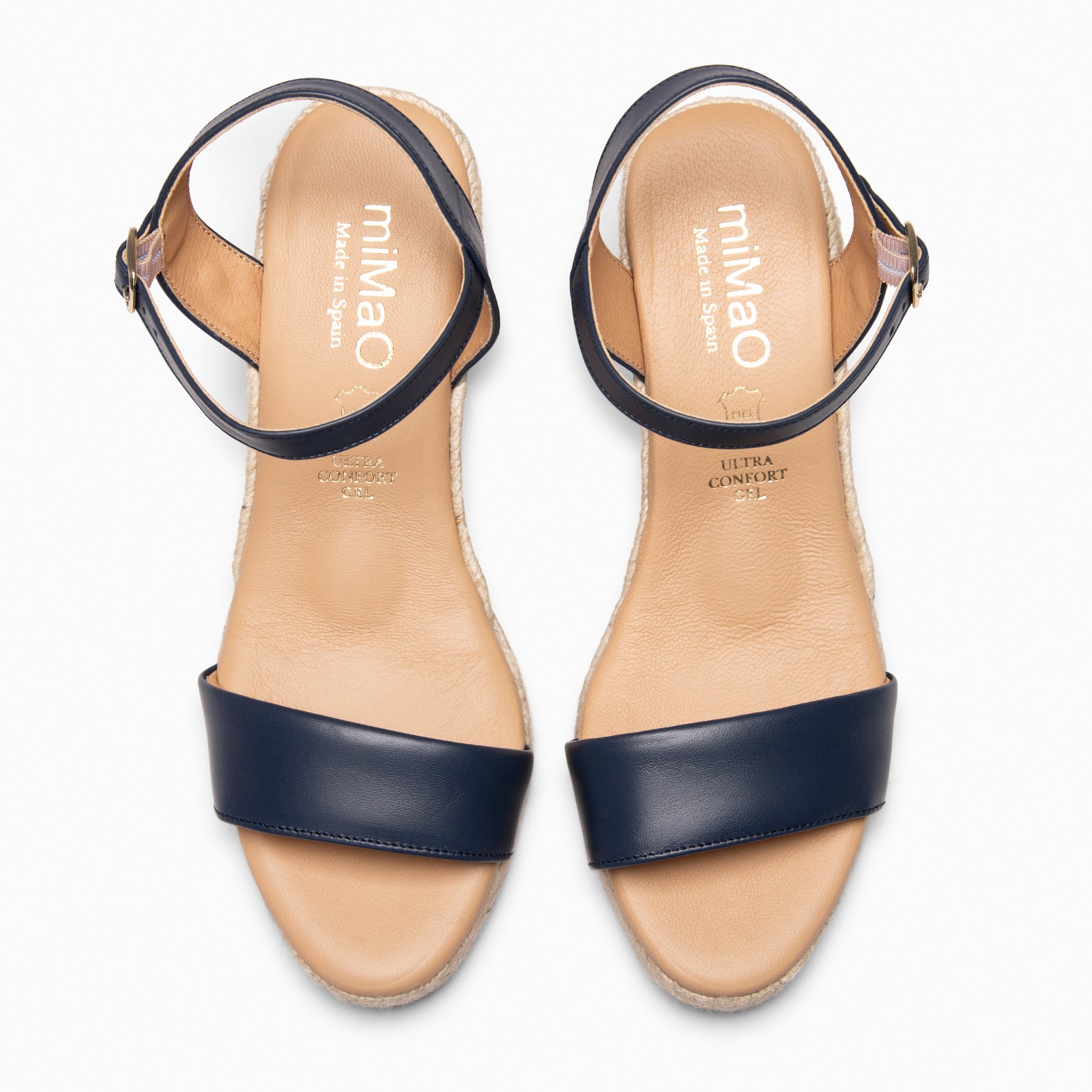 ADRA - NAVY Espadrilles open toe