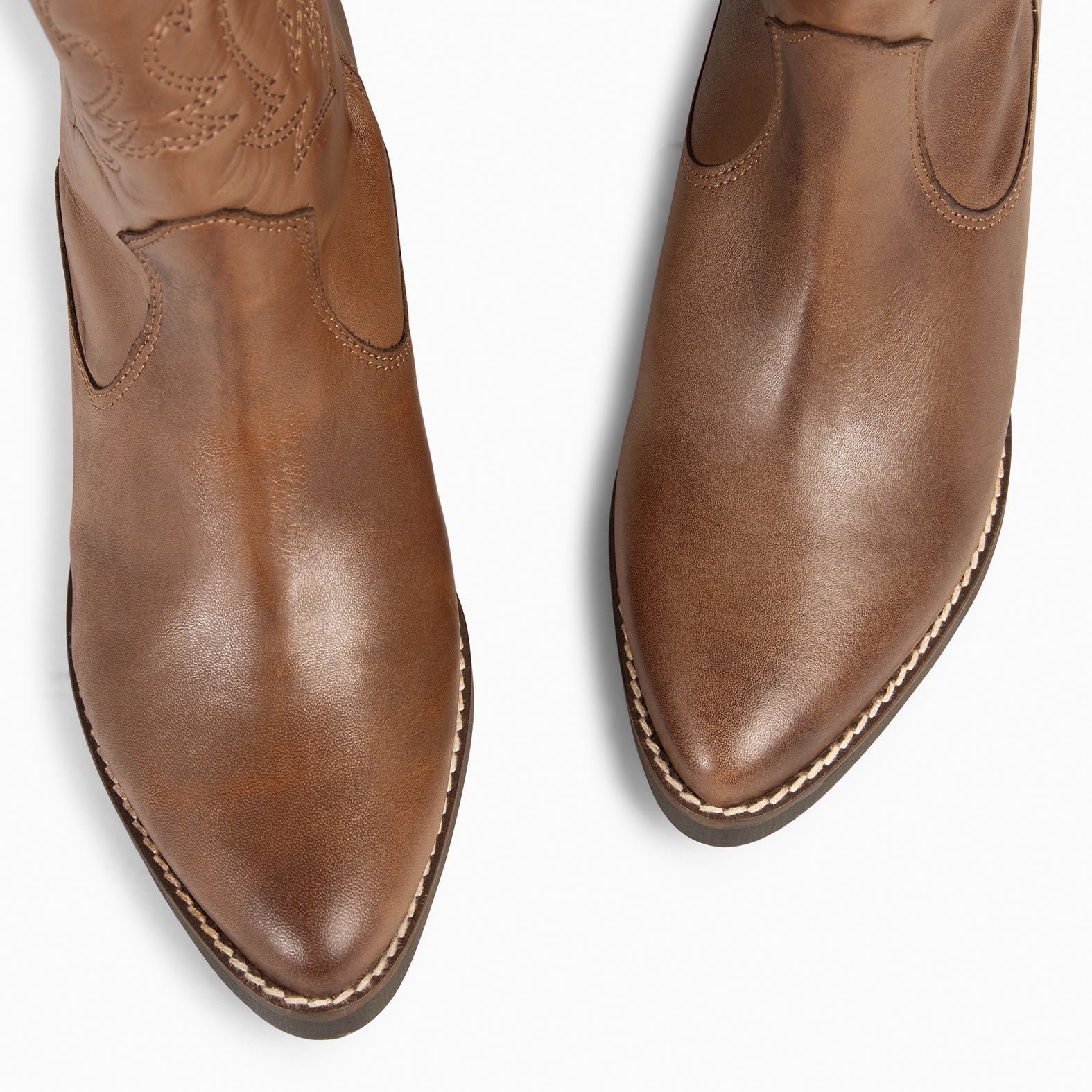 UTAH - Botas Cowboy bordado MARRON - miMaO ®