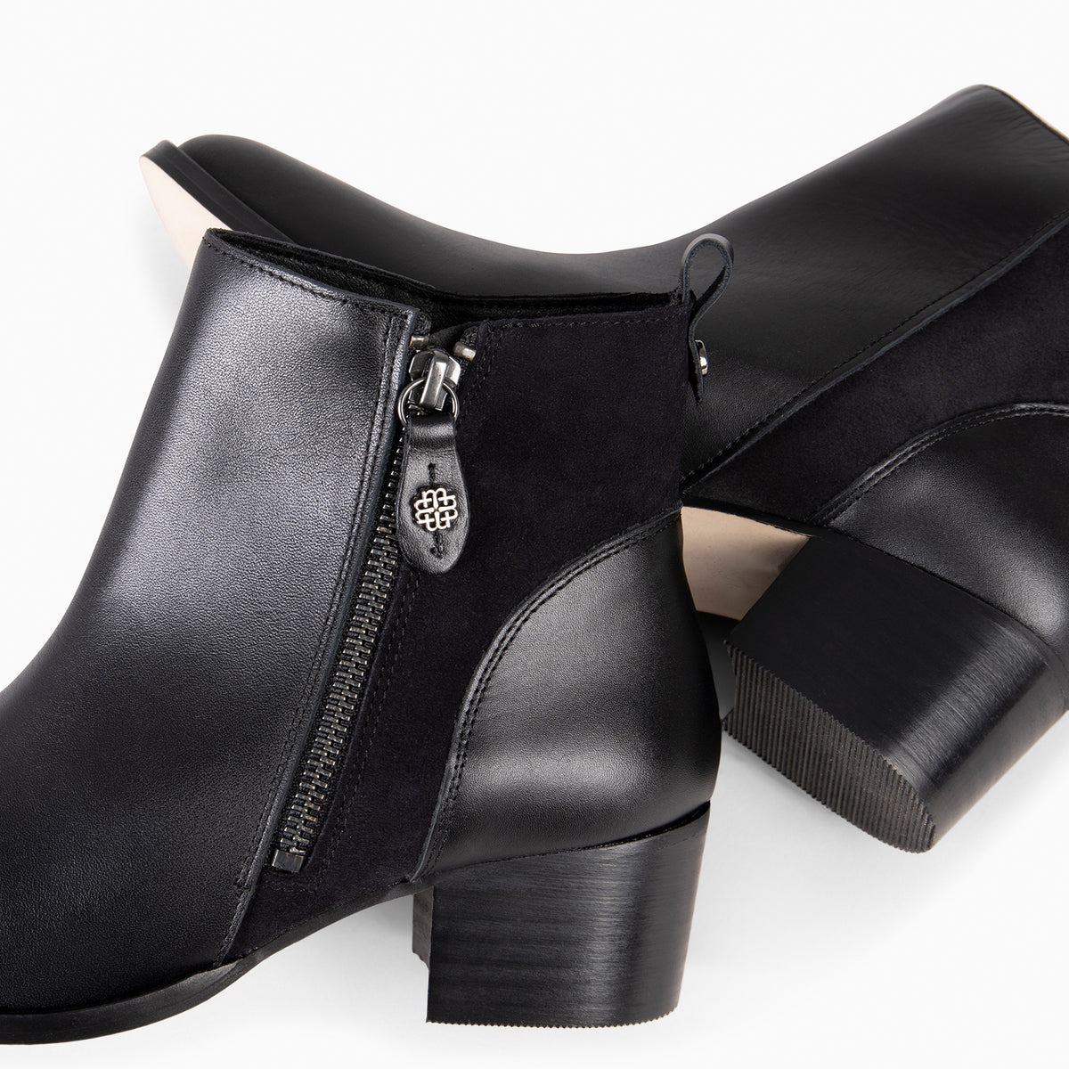 REBECA - Botines de tacón NEGRO - miMaO ®