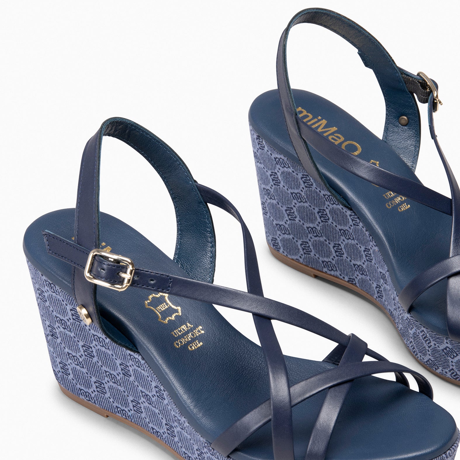 VALENTINA - Sandalias cuña MARINO - miMaO ®
