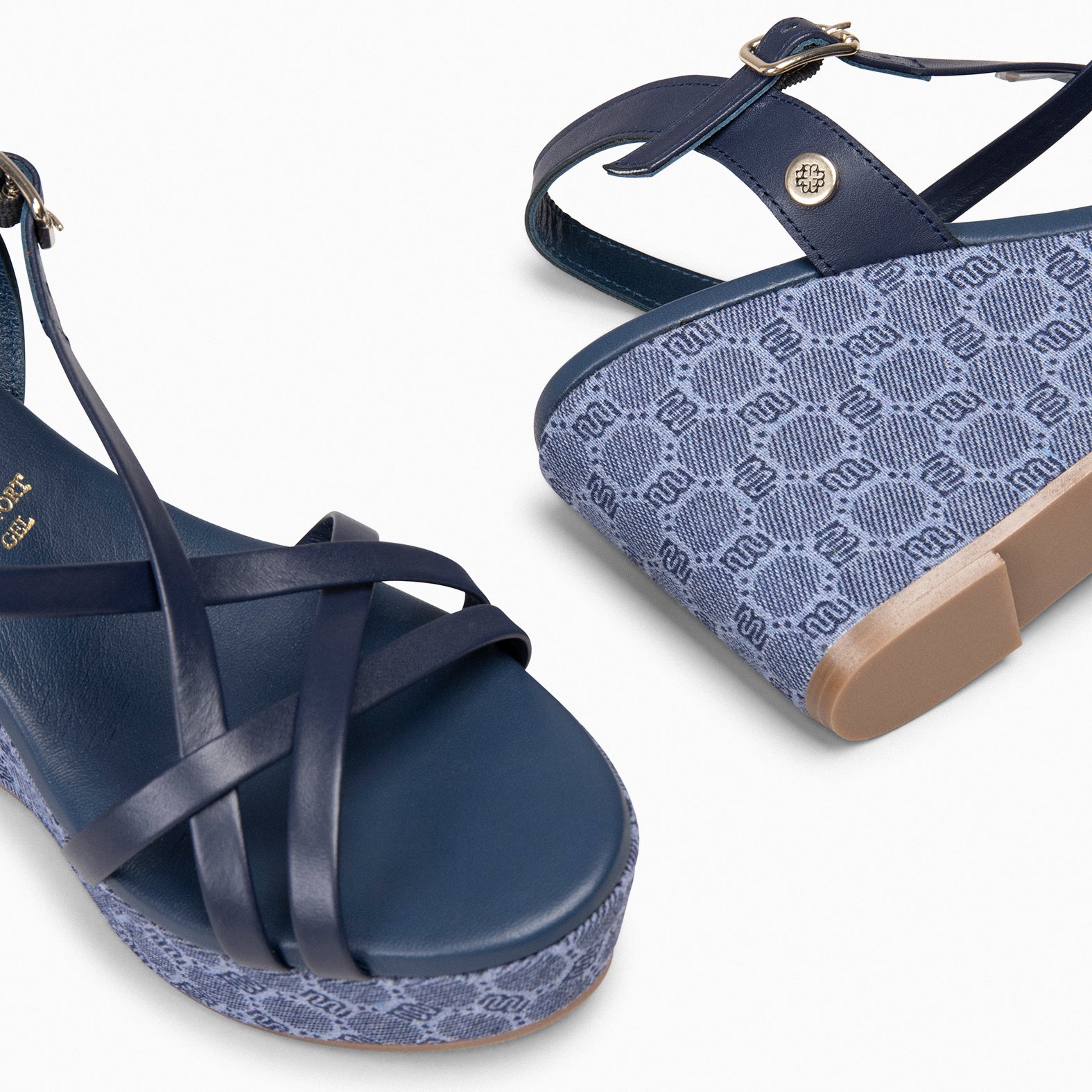 VALENTINA - Sandalias cuña MARINO - miMaO ®
