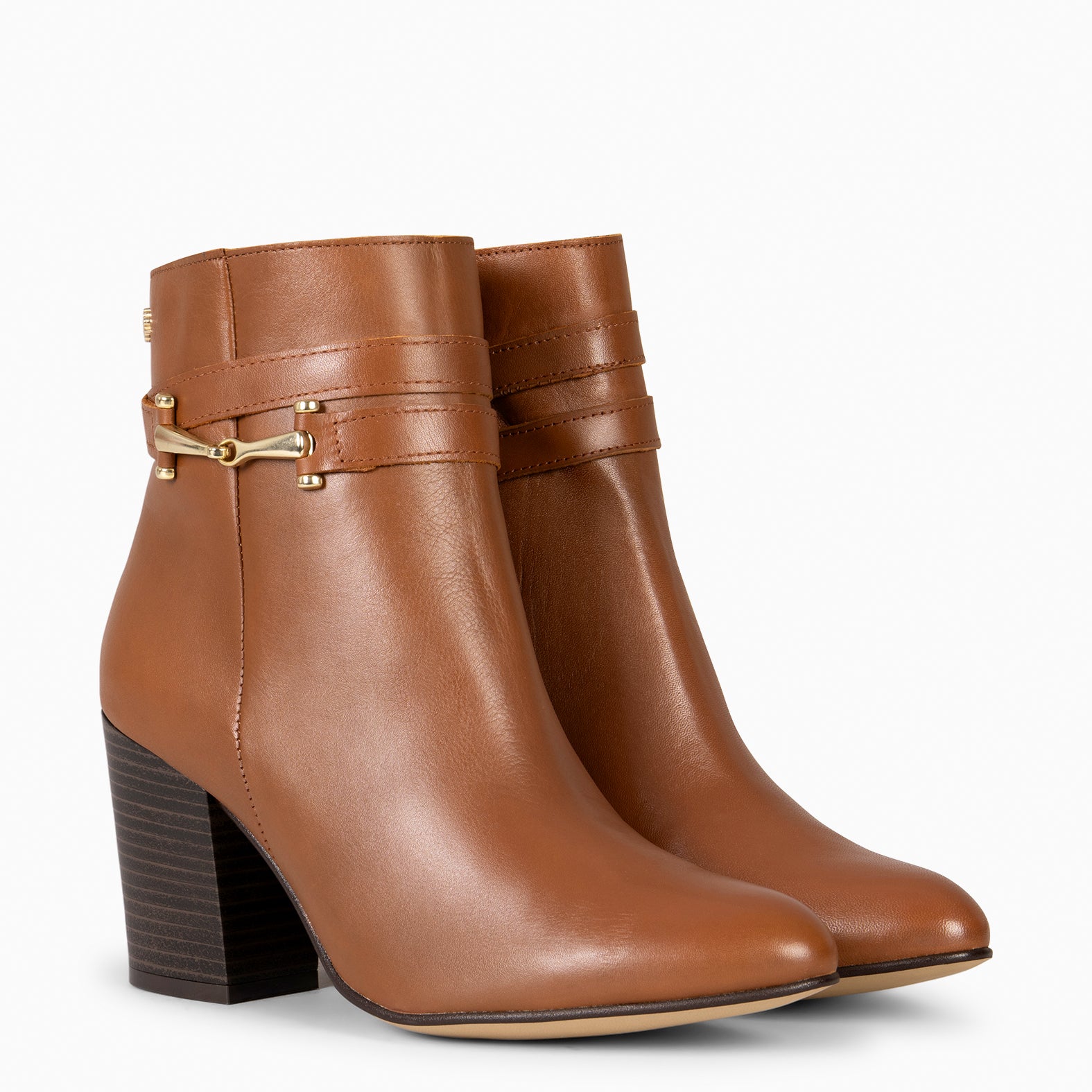 PALACE – Botin con tacón CAMEL - miMaO ®