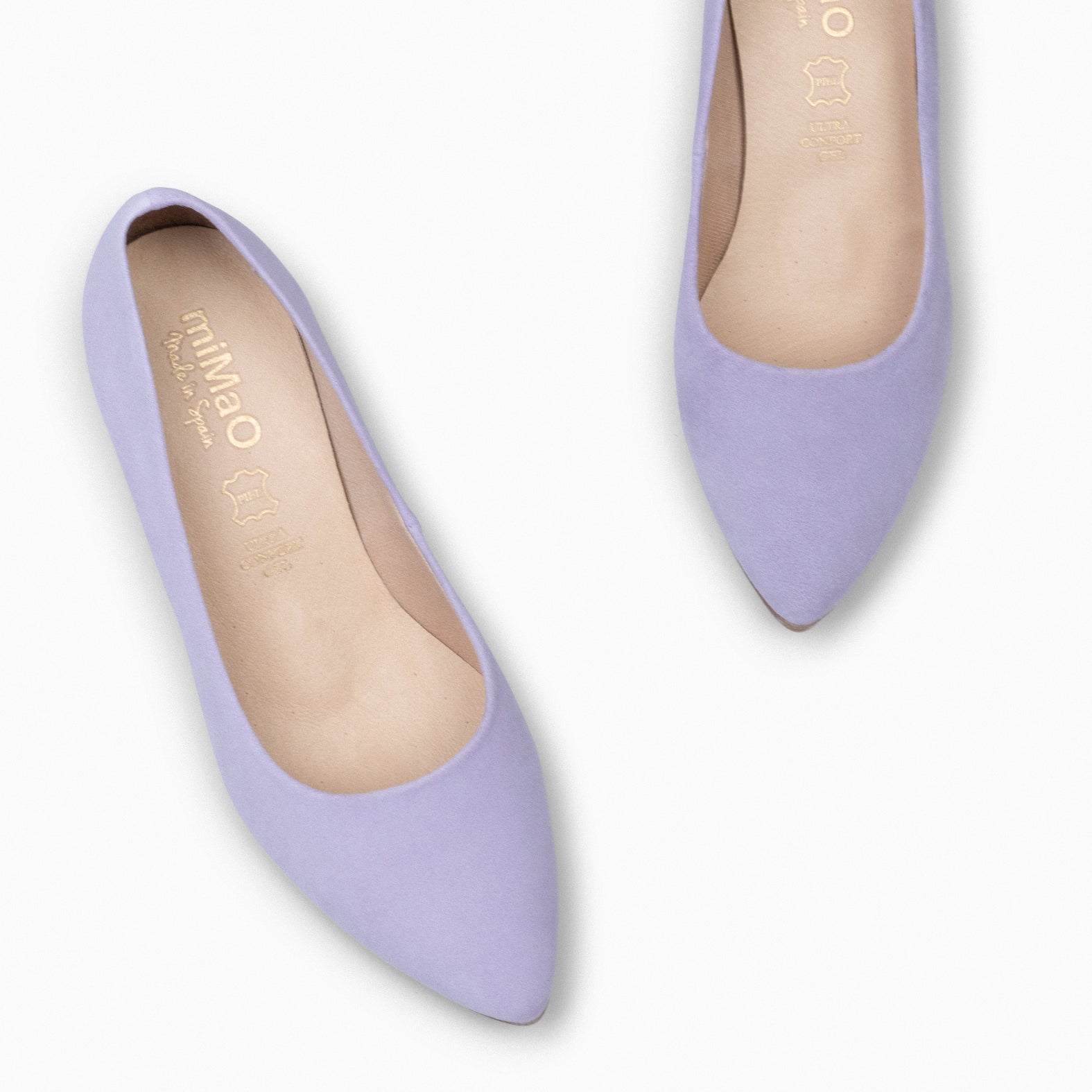 URBAN S - Zapato de tacón medio ante LILA