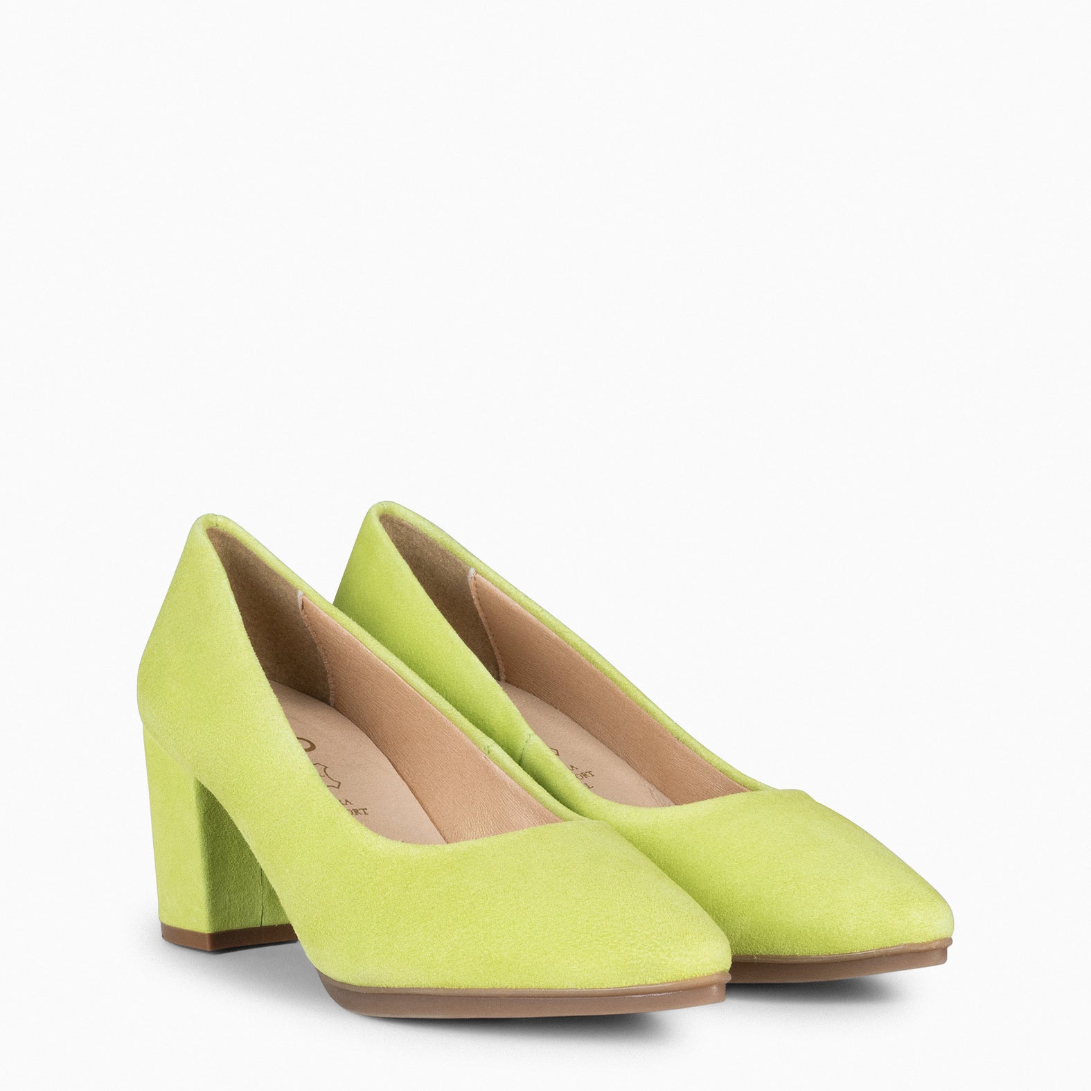 URBAN S - Escarpins à talon moyen en daim VERT