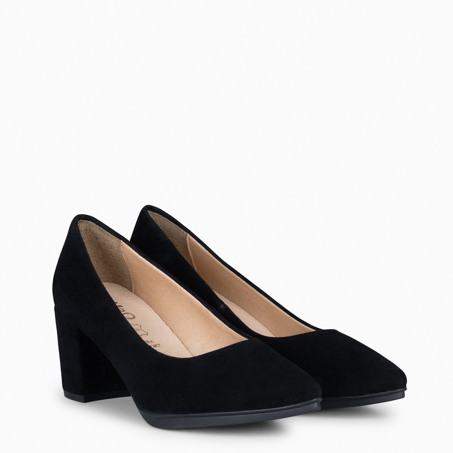 URBAN S - Zapato de tacón medio ante NEGRO - miMaO ®