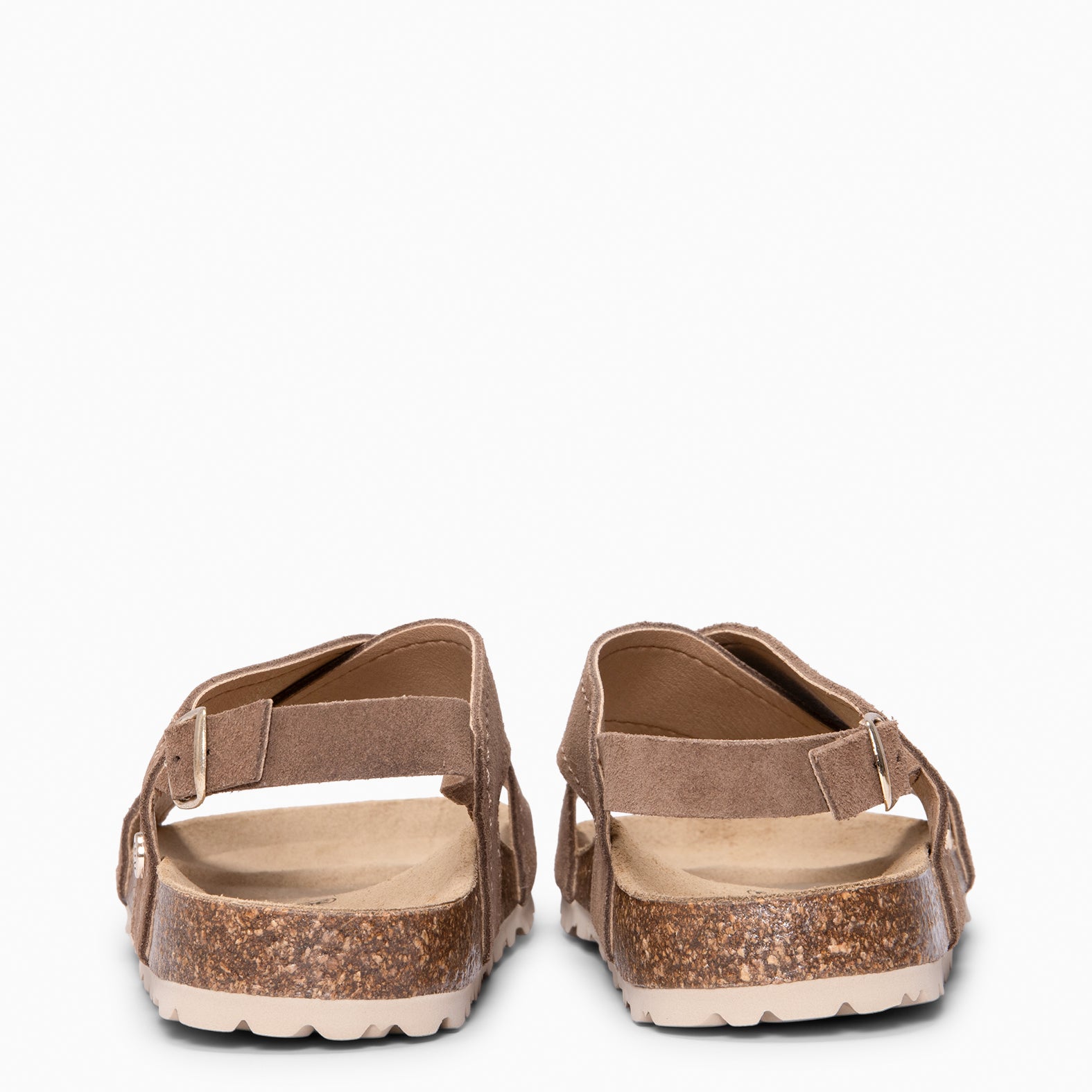 TULUM - TAUPE slingback sandals with BIO sole