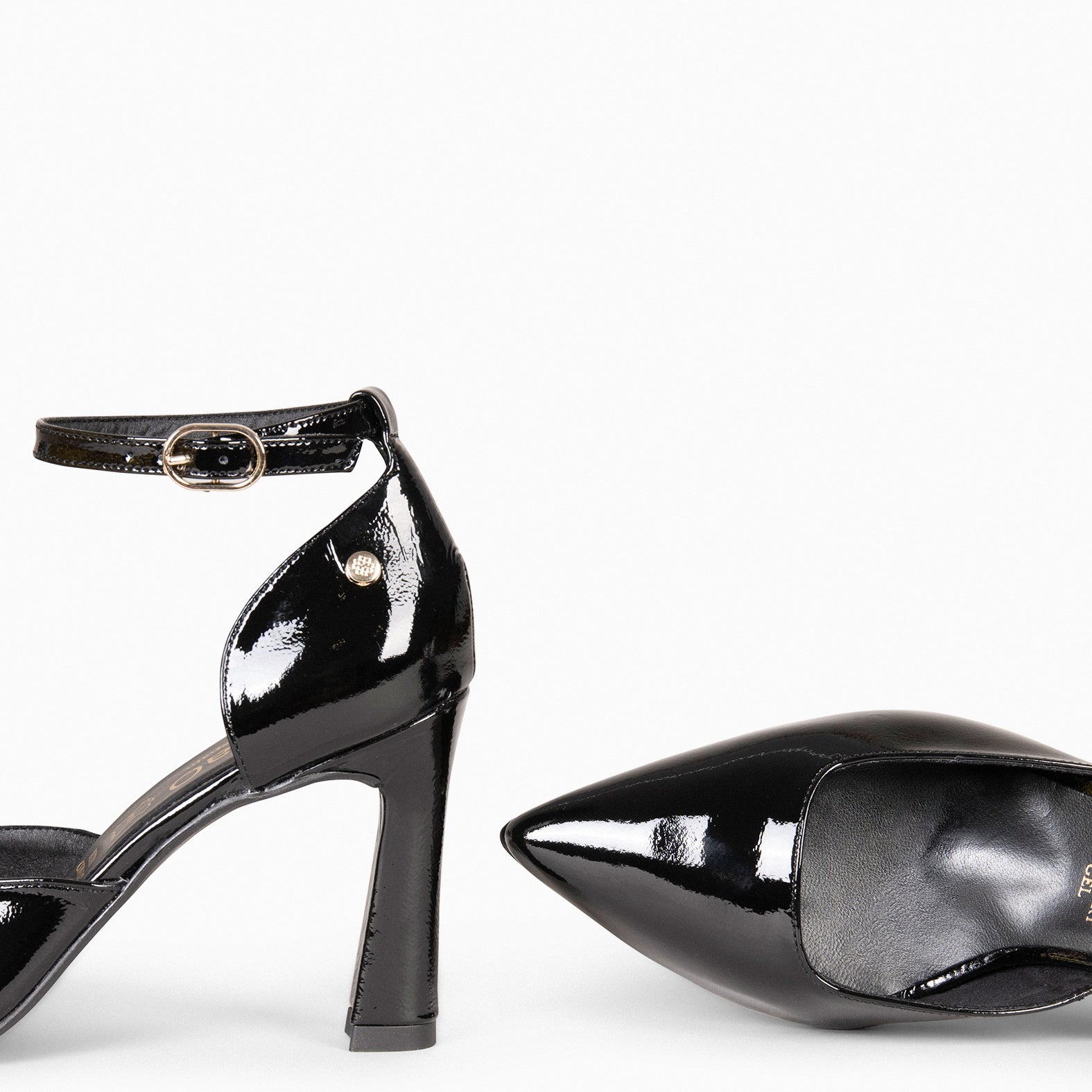 AINHOA - Zapato de tacón punta fina NEGRO - miMaO ®