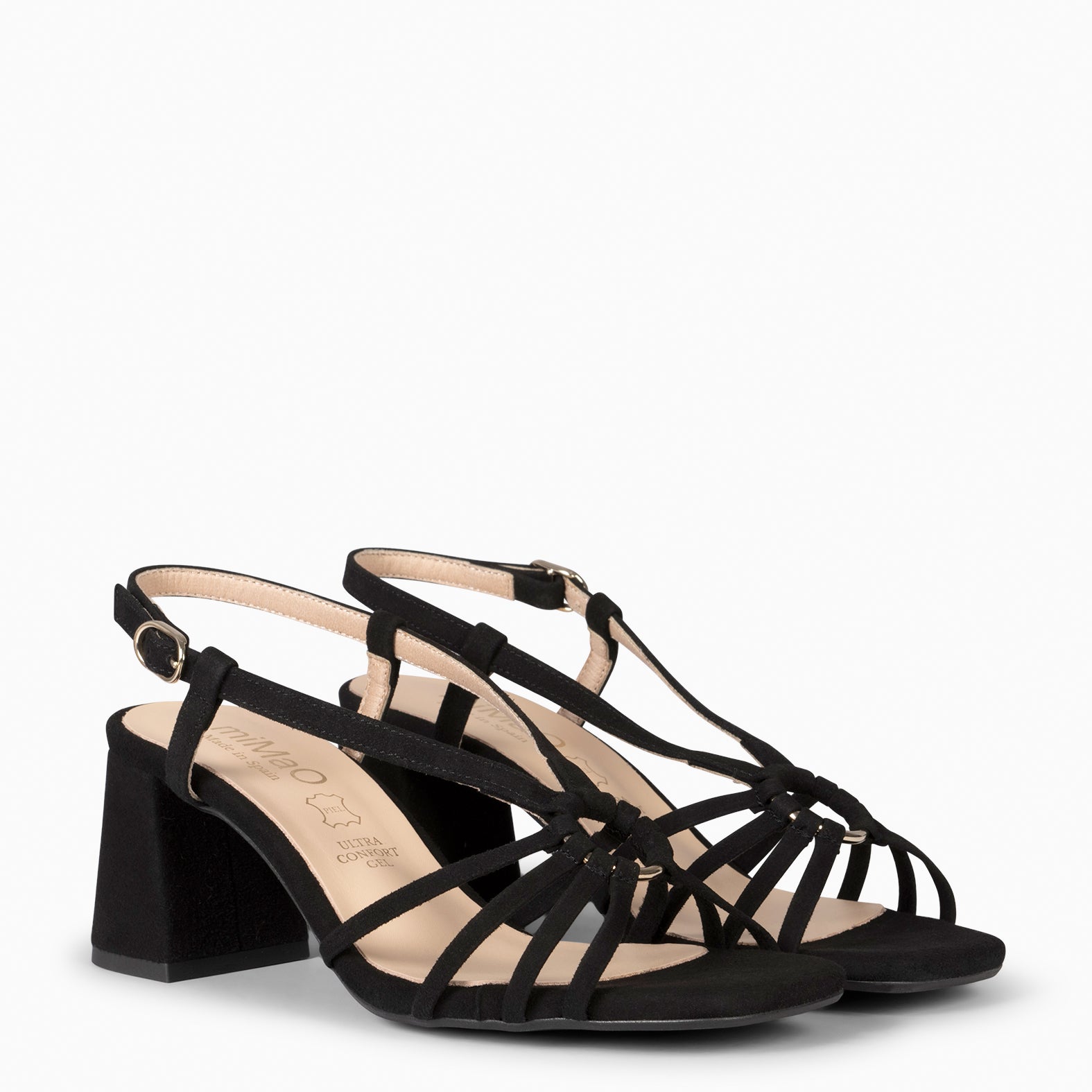 SOLEIL - Sandalias de tacón NEGRO - miMaO ®