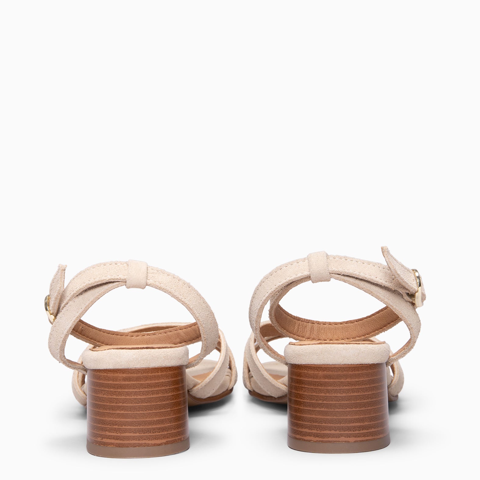 INDA - Sandalia de tacón BEIGE