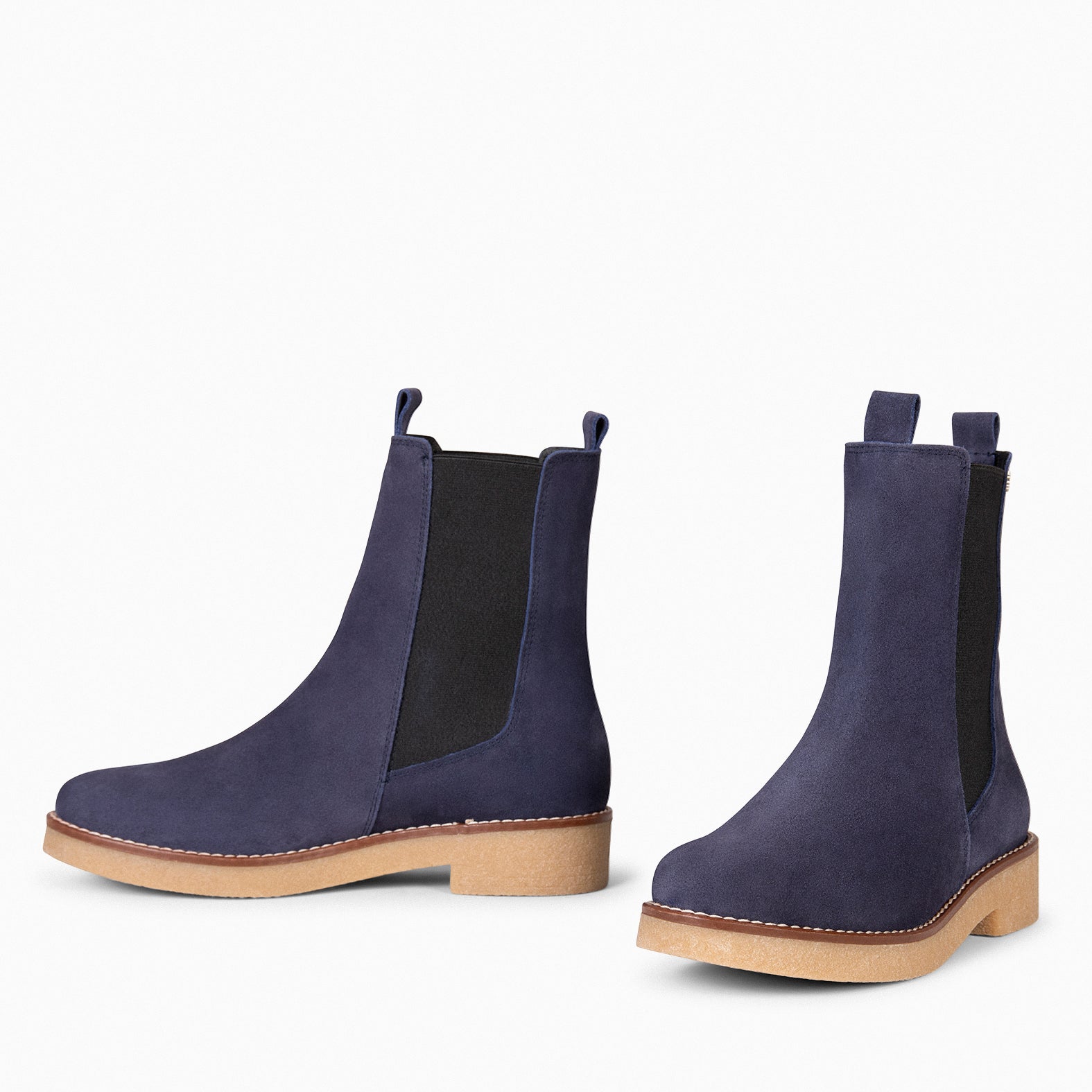 PORTLAND – Botines Chelsea de piel MARINO - miMaO ®