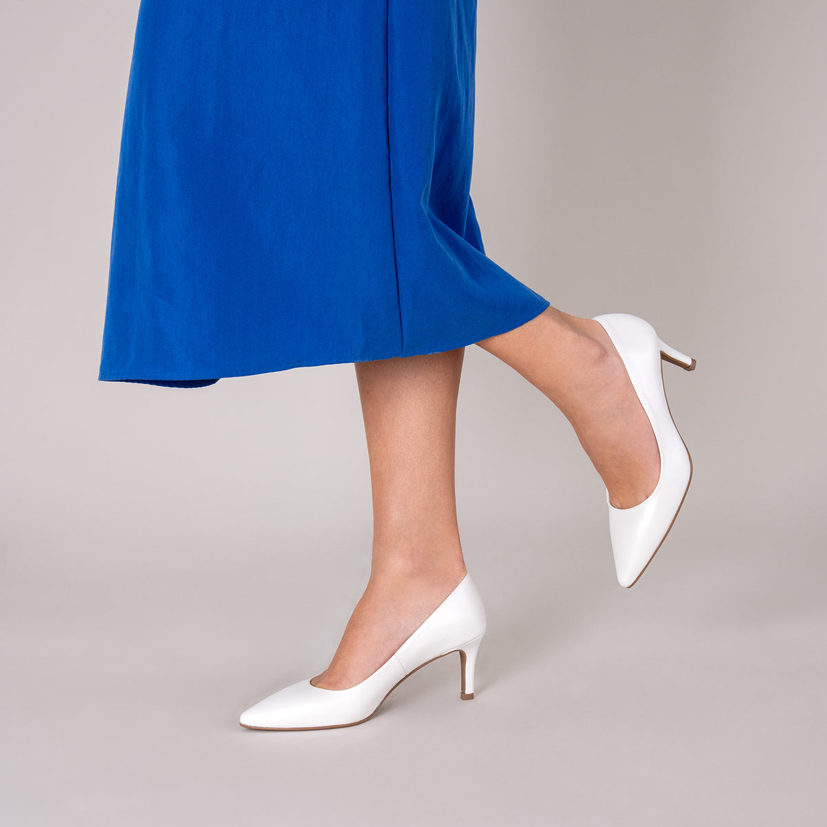 STILETTO SALON - Zapato de tacón de Aguja NÁCAR