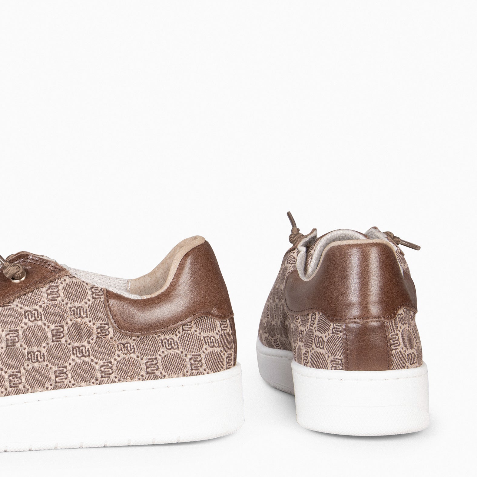 TOULOUSE - Zapatillas cordones elásticos MARRON - miMaO ®