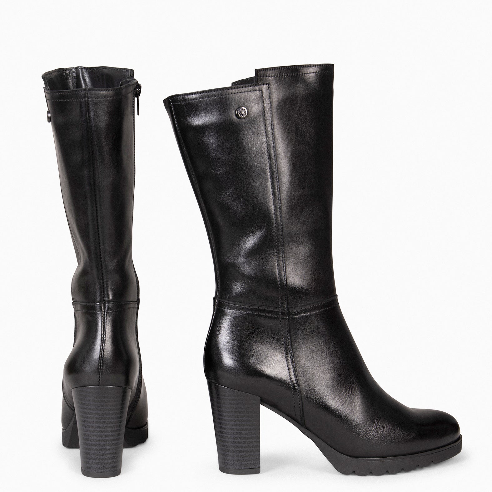ARIANA - BLACK high heel boots