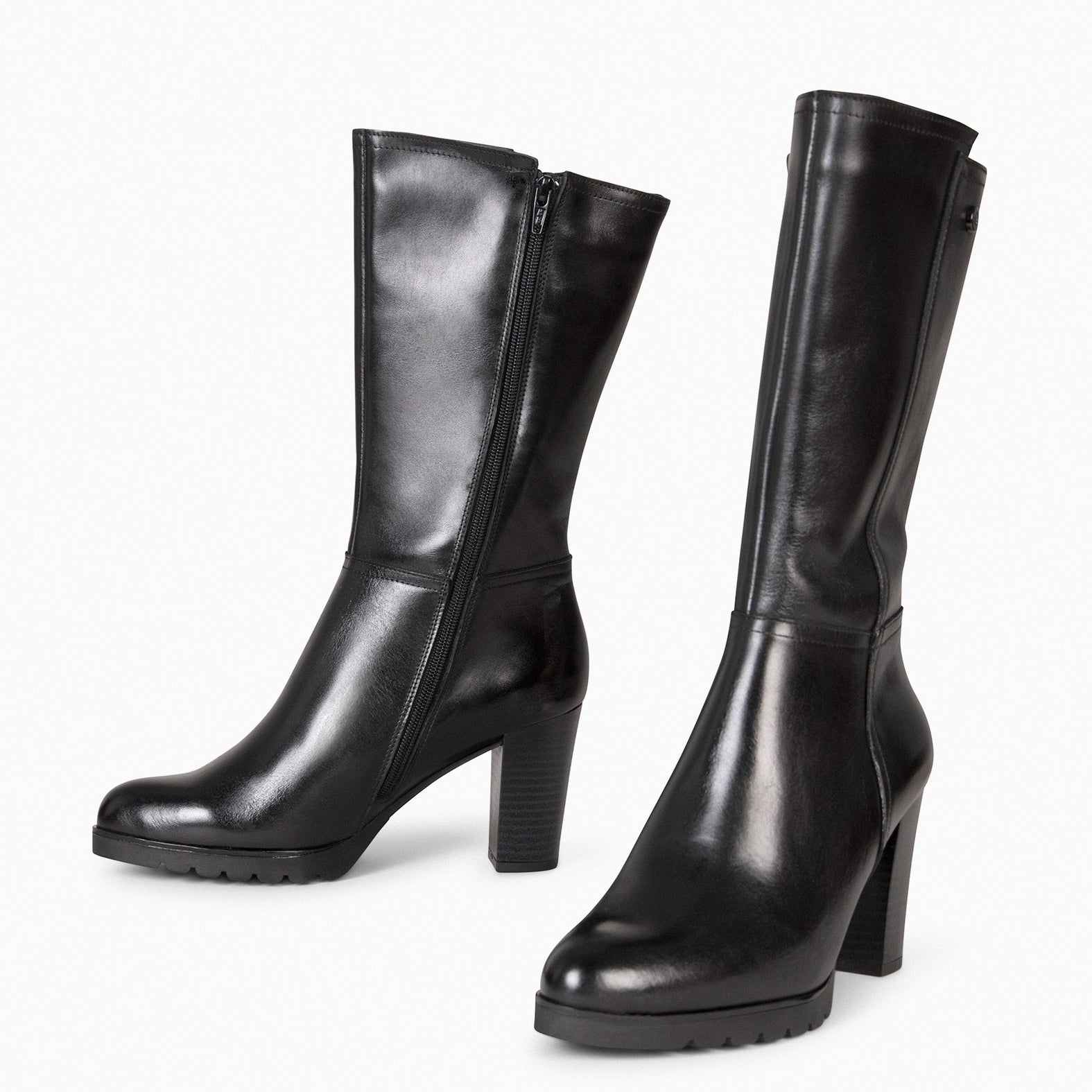 ARIANA - BLACK high heel boots
