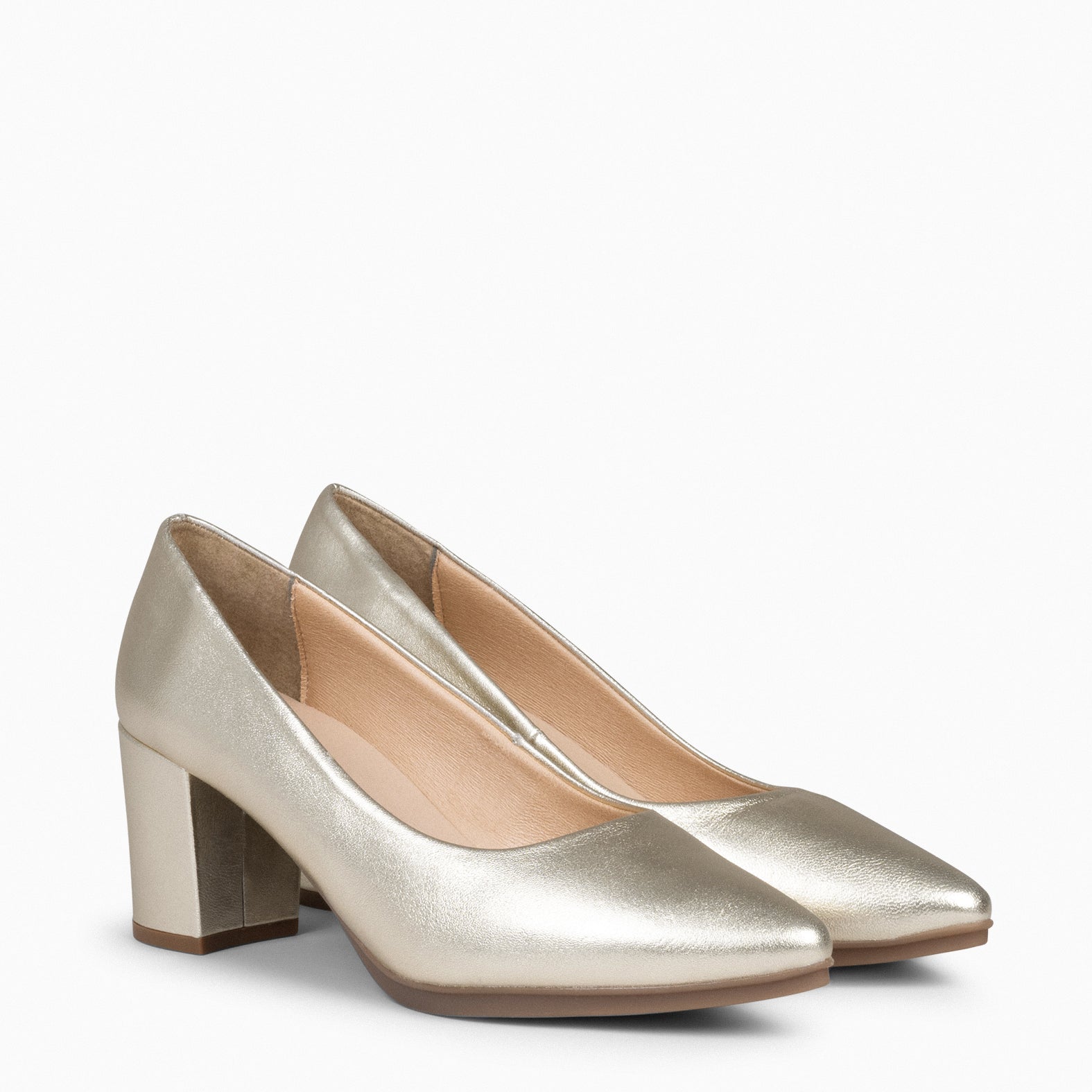 URBAN S SPLASH - Zapatos de tacón metalizados PLATINO - miMaO ®