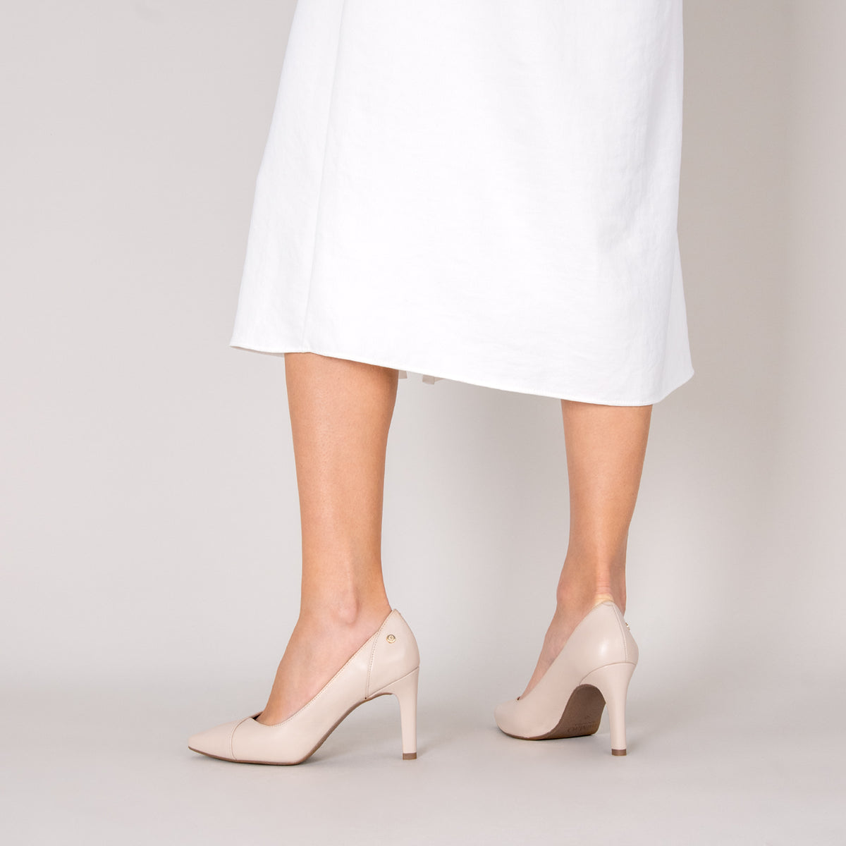 GLAM – Zapatos elegantes de tacón alto NUDE