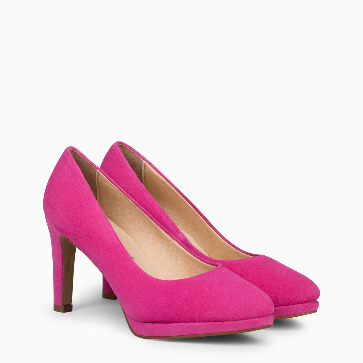 PLATAFORMA - Zapatos de tacón alto y plataforma FUCSIA