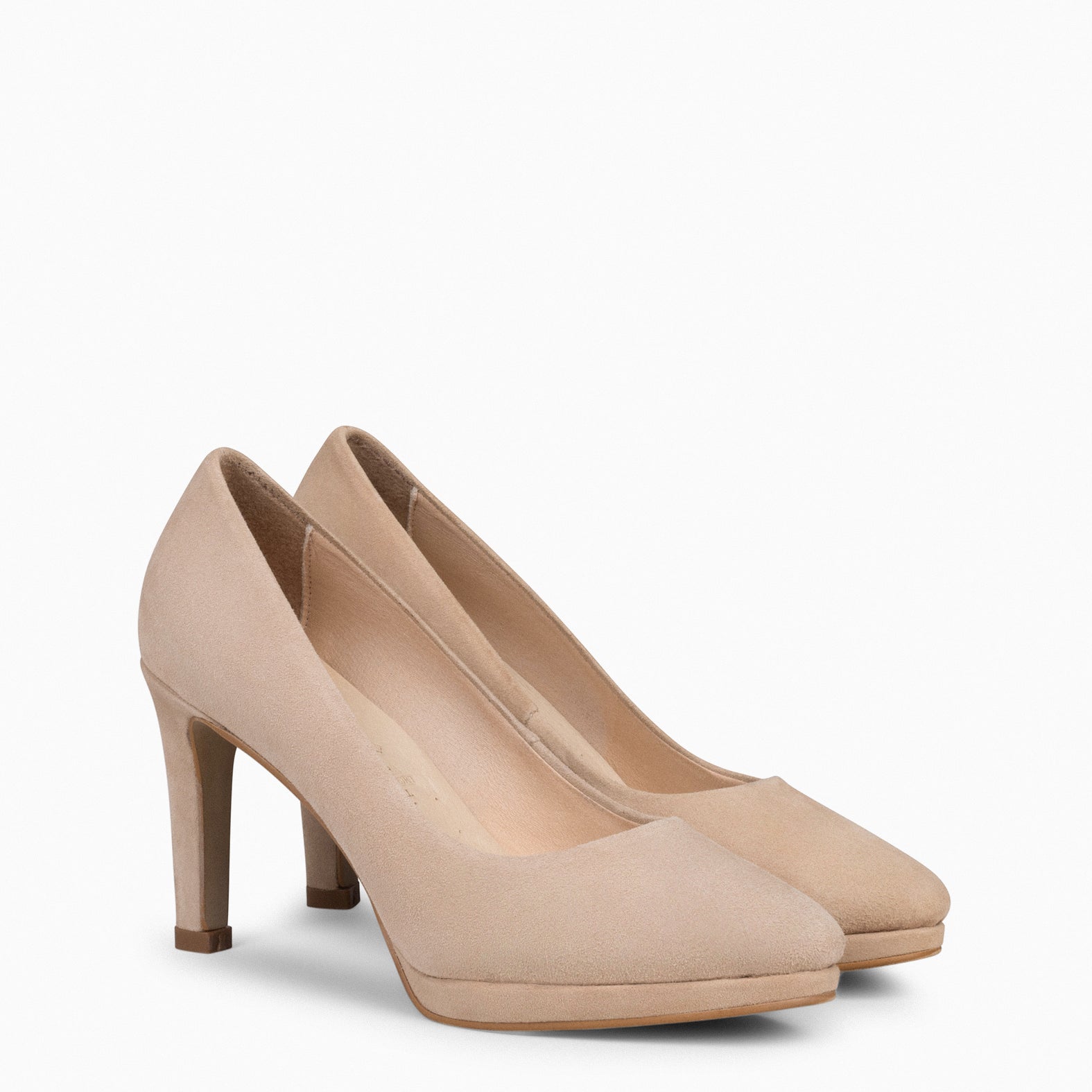 PLATEFORME - Chaussures à talon haut et plateforme SABLE