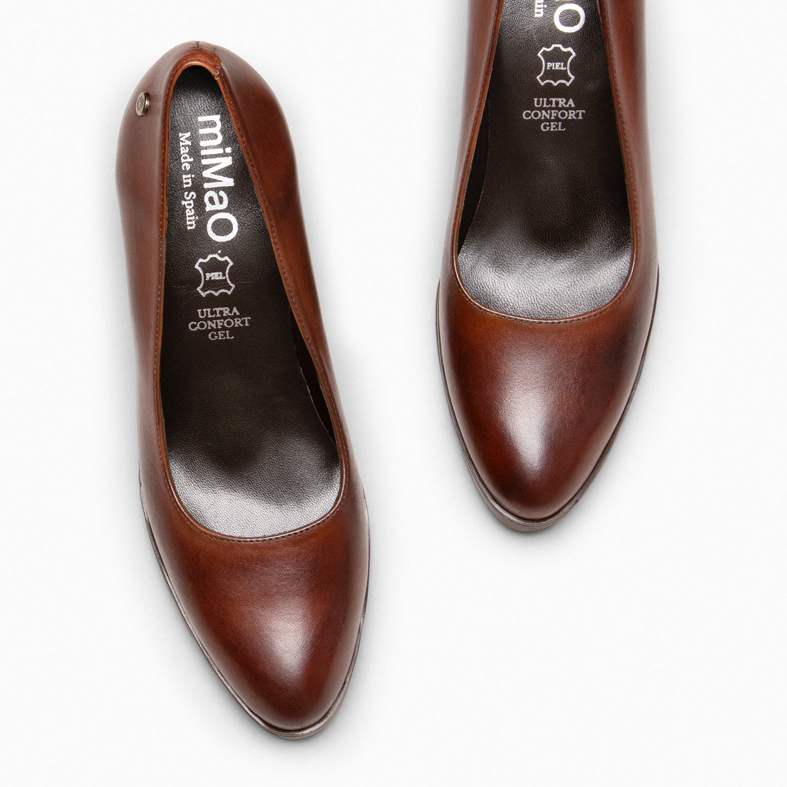 URBAN TREND - Salones casual de piel CAMEL - miMaO ®