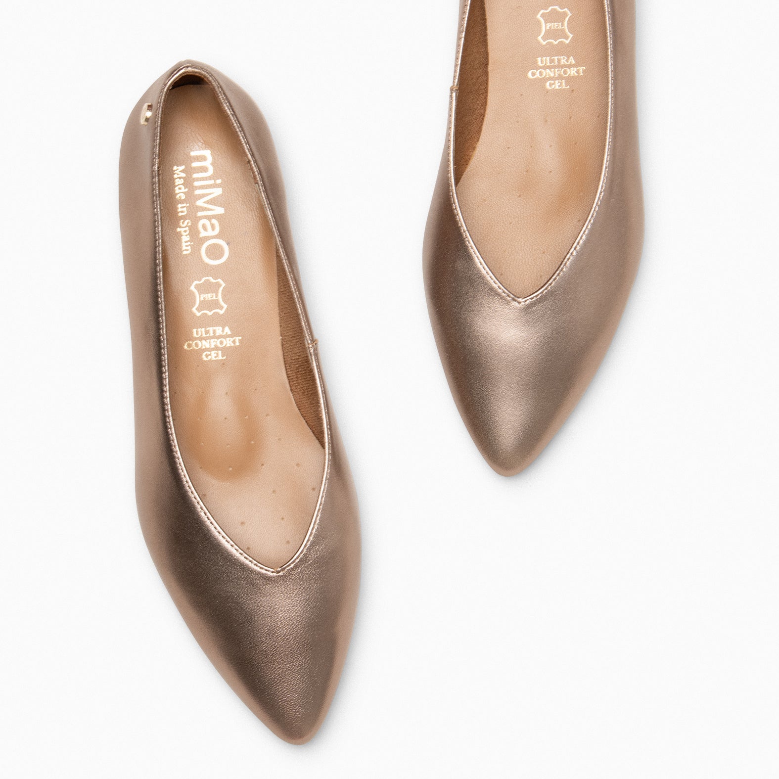 URBAN CUÑA - Zapatos con cuña interna ORO - miMaO ®