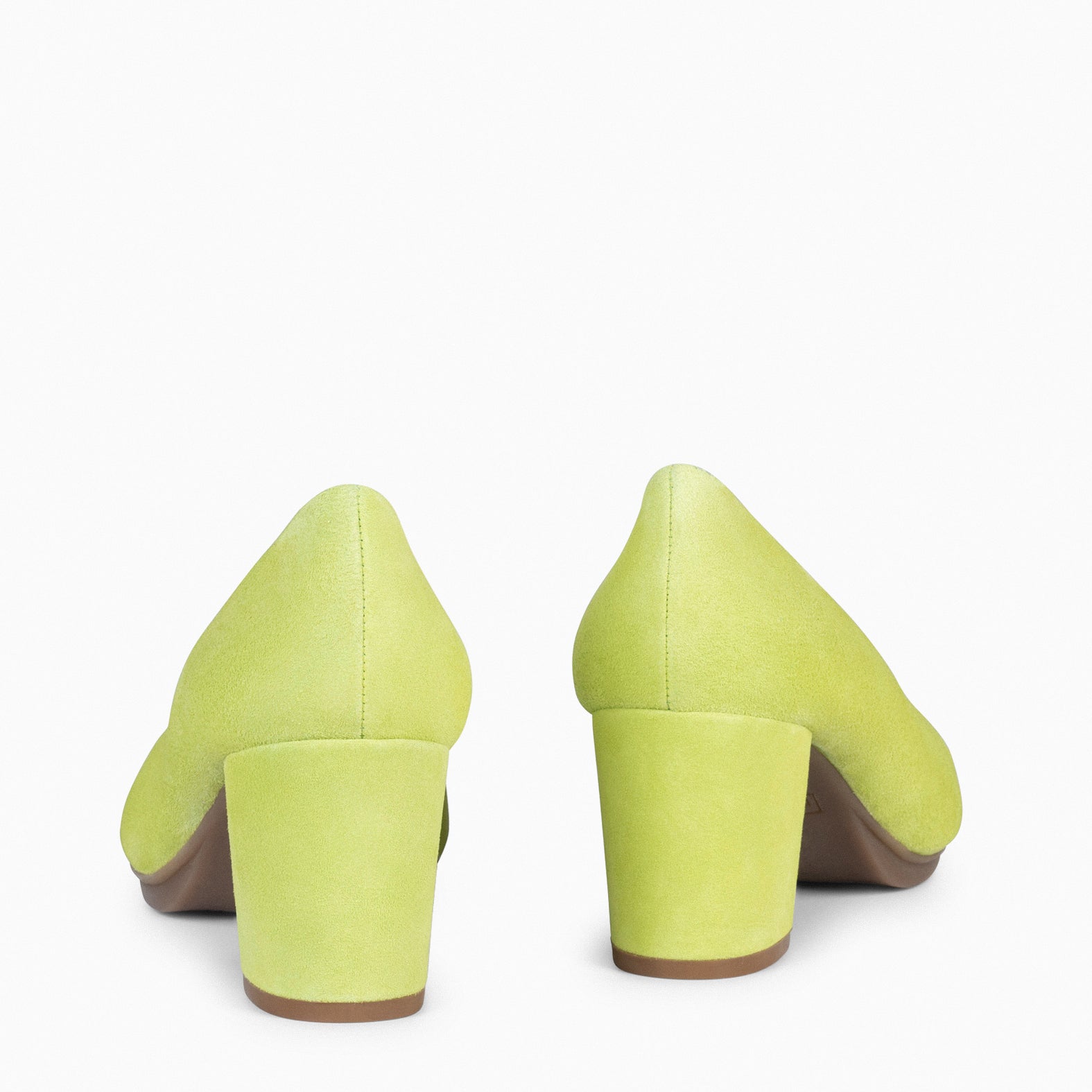 URBAN S - Escarpins à talon moyen en daim VERT