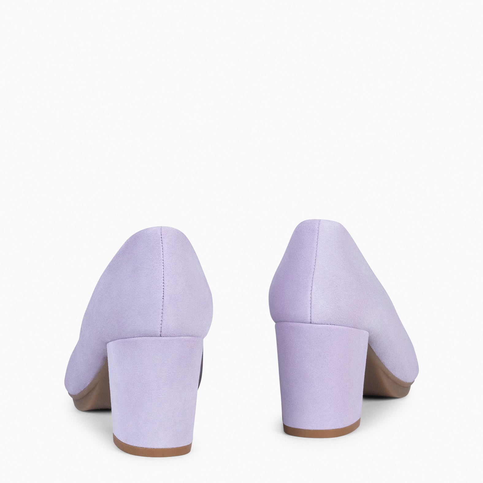 URBAN S - Zapato de tacón medio ante LILA