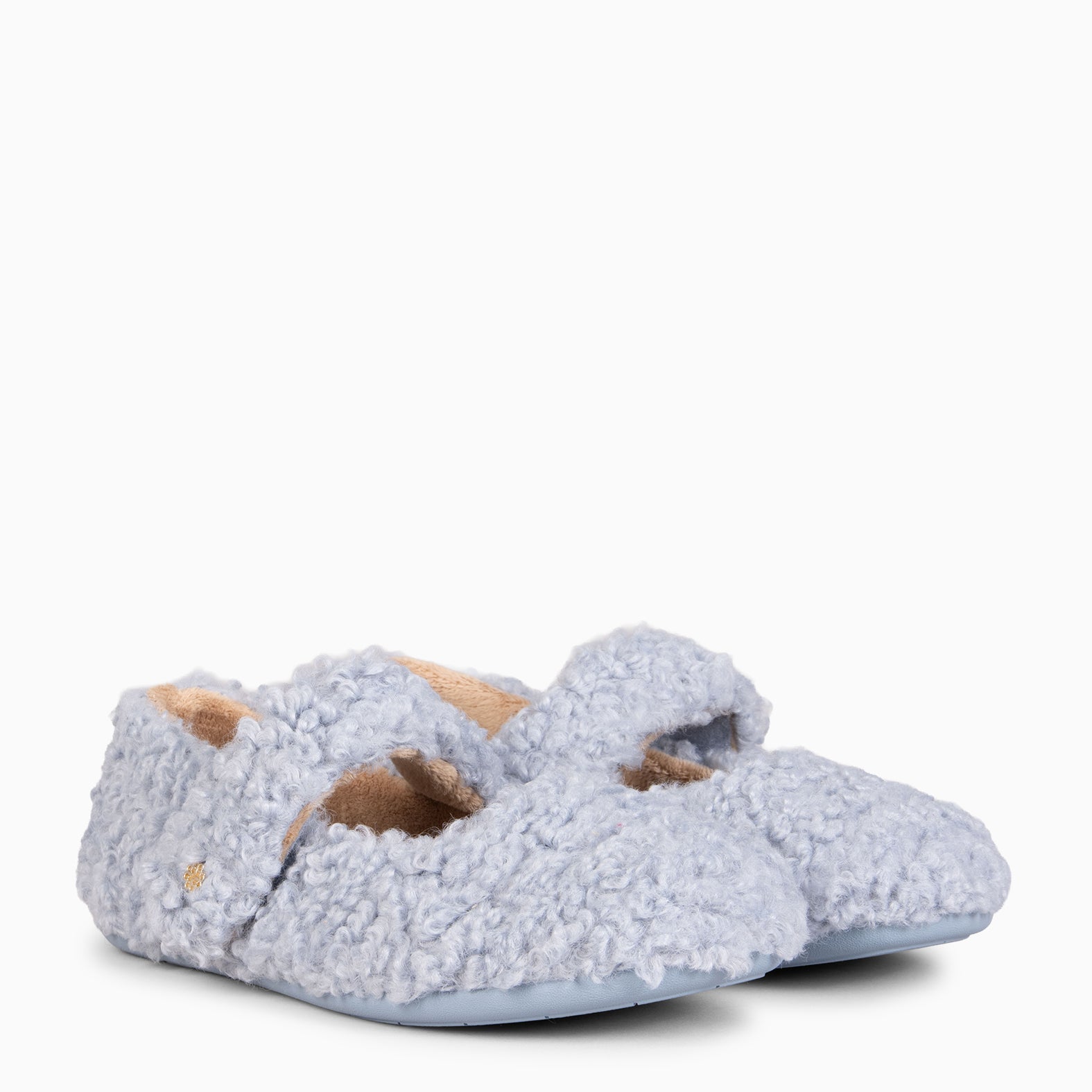 COZY DREAMS - Zapatillas de estar por casa con velcro CIELO - miMaO ®