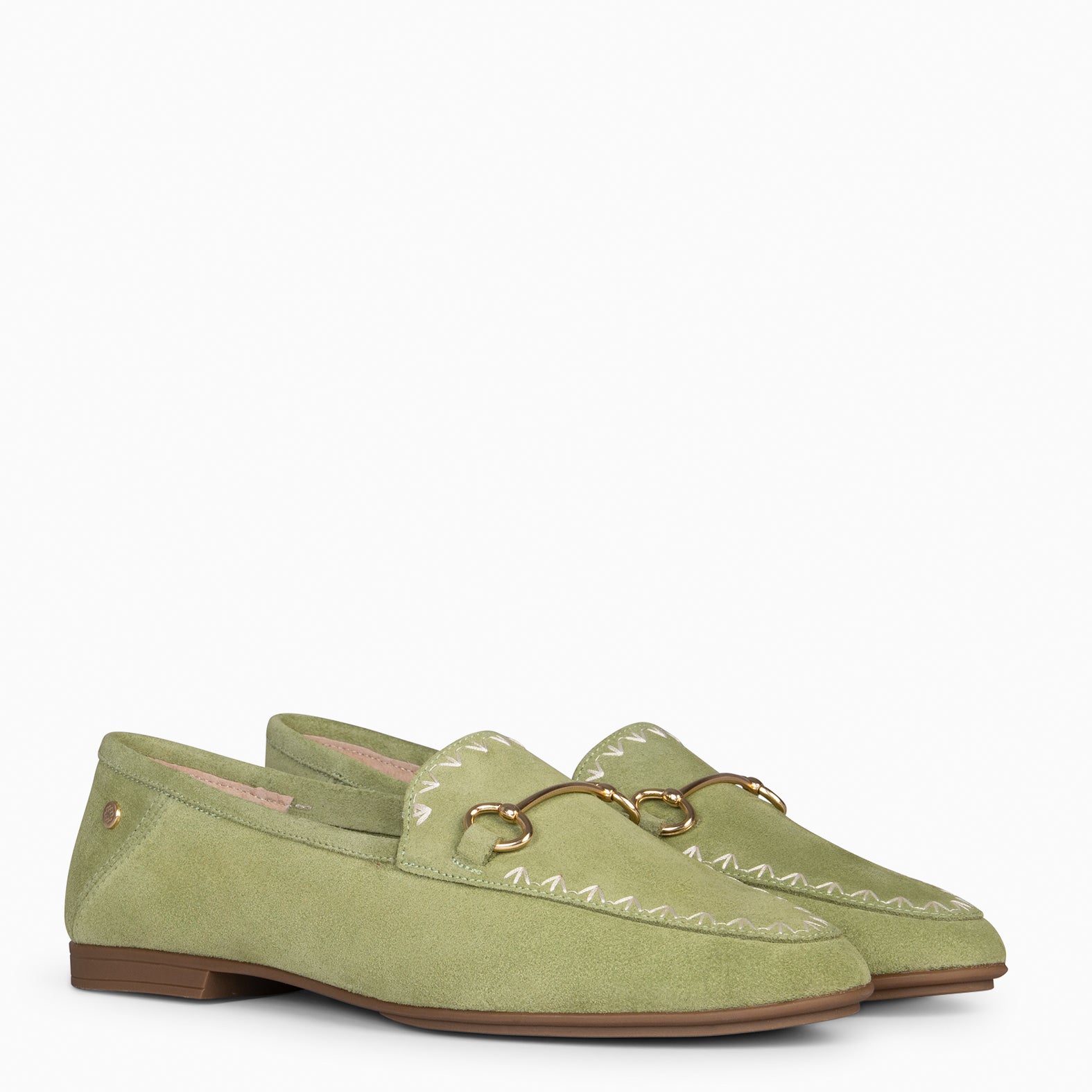 BLAKE - MOCASINES DE SERRAJE VERDE - miMaO ®