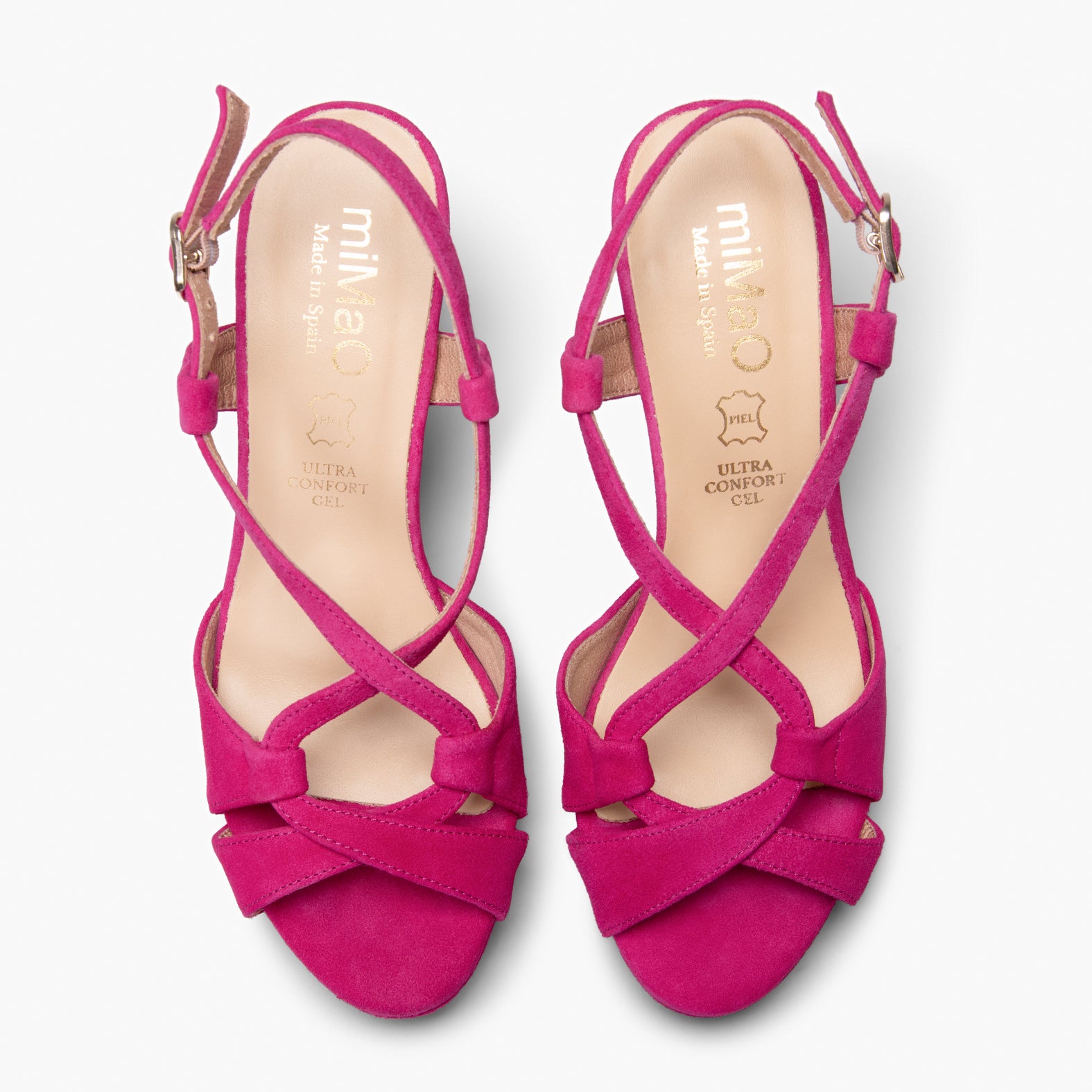 JUDITH - Sandalias de fiesta con tacón FUCSIA