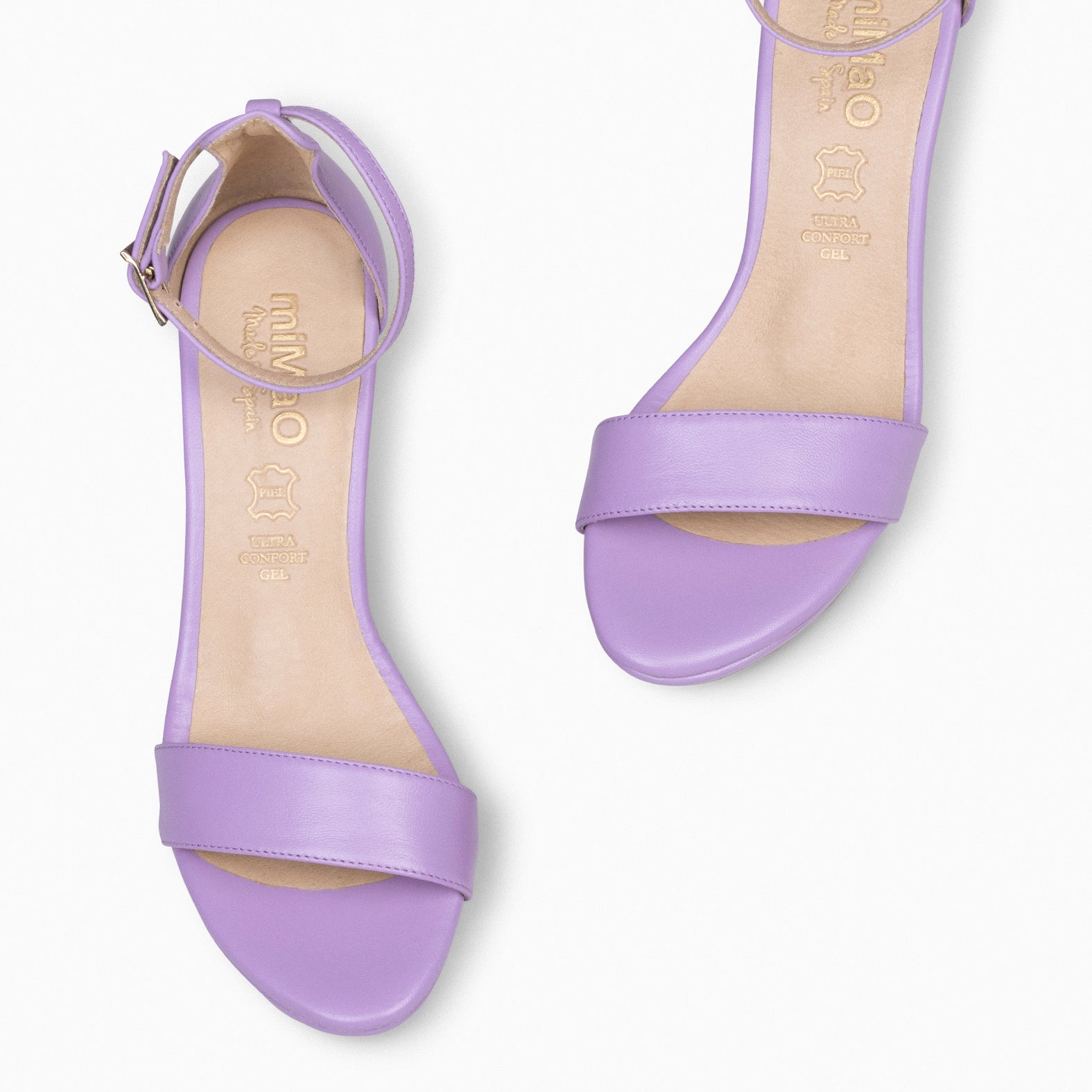 FIESTA - Sandalias de tacón alto y plataforma LAVANDA