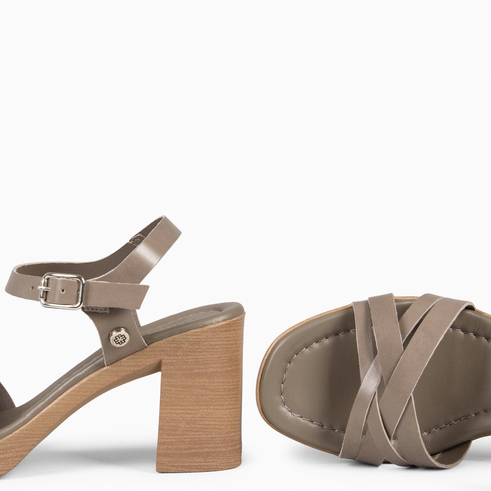 AROA - Sandalias tacón Alto TAUPE
