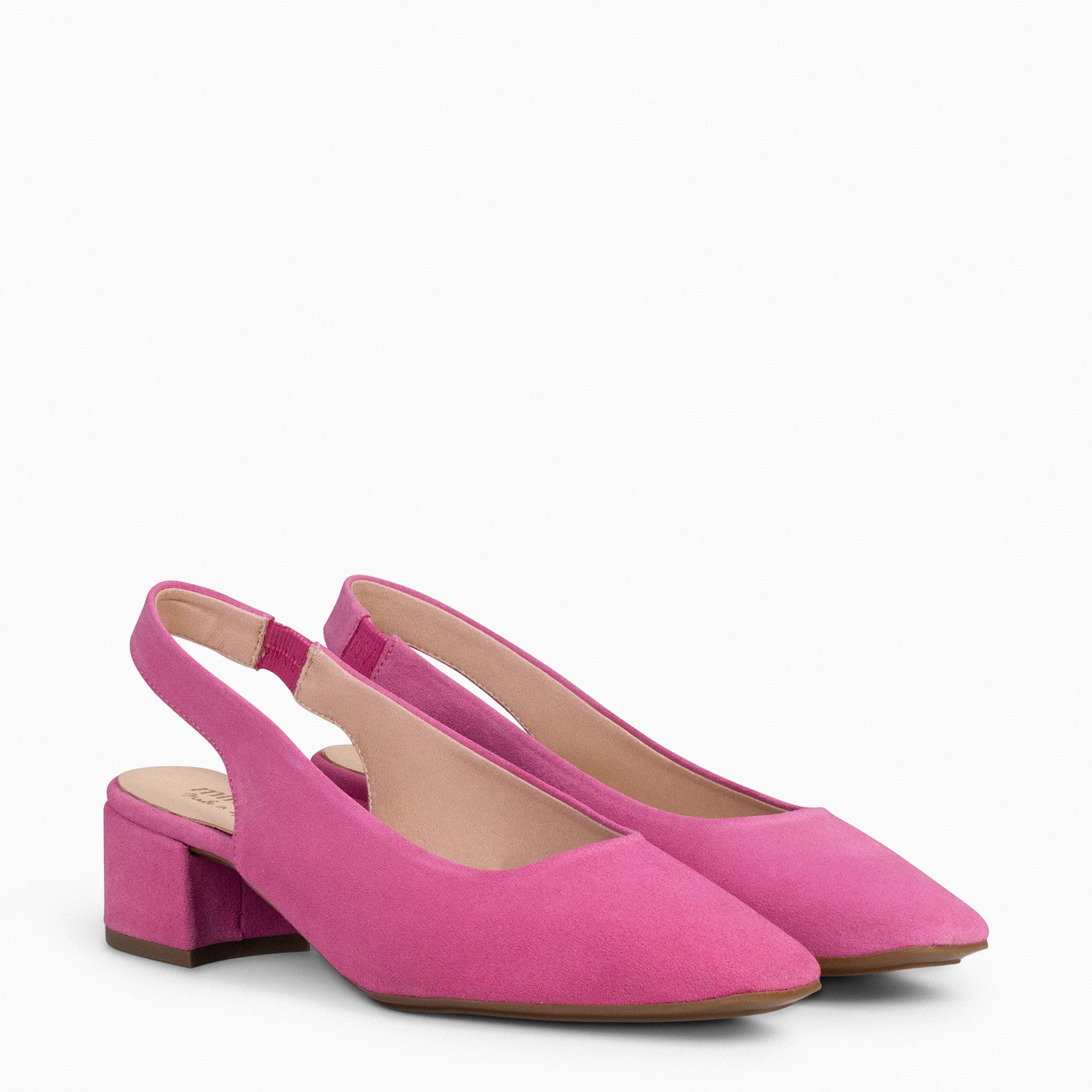URBAN LADY – Slingbacks à petit talon large FUCHSIA