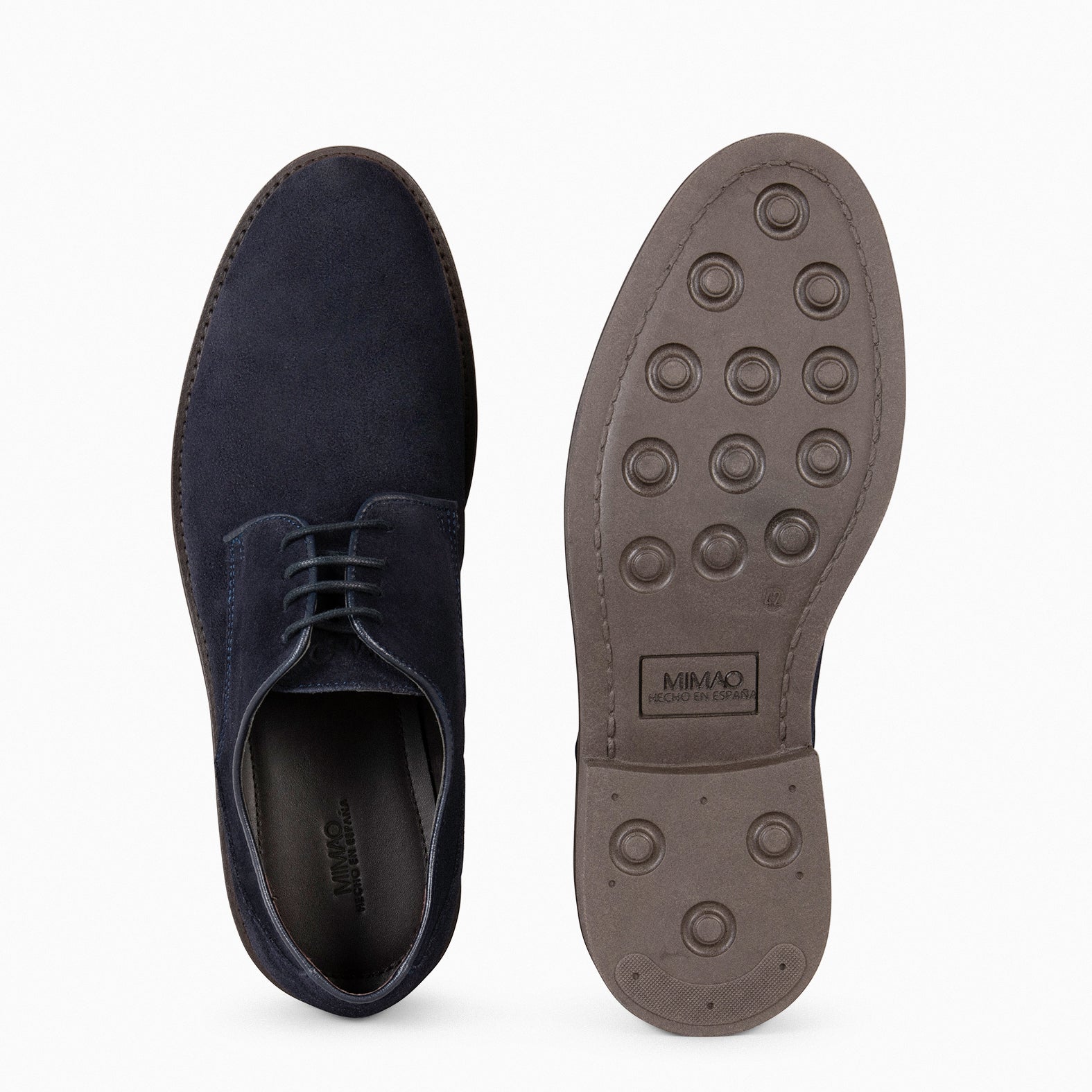 ALONSO – Zapato de vestir de serraje MARINO - miMaO ®