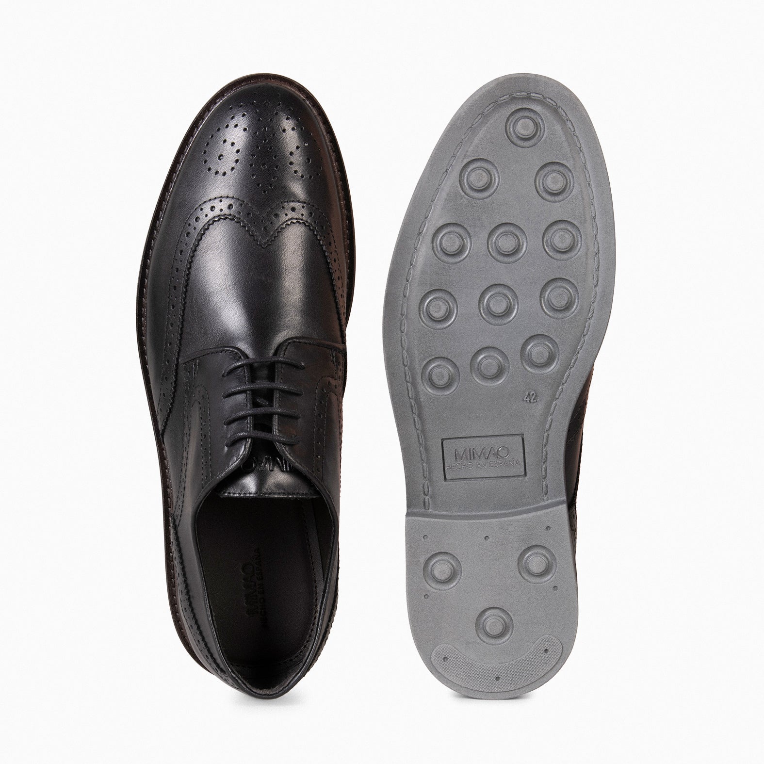 QUEVEDO – Zapatos de vestir con cordones NEGRO - miMaO ®