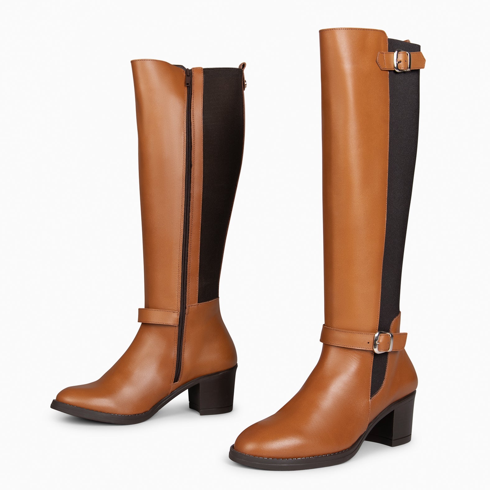 Sena - Botas de vestir con caña elástica CUERO - miMaO ®