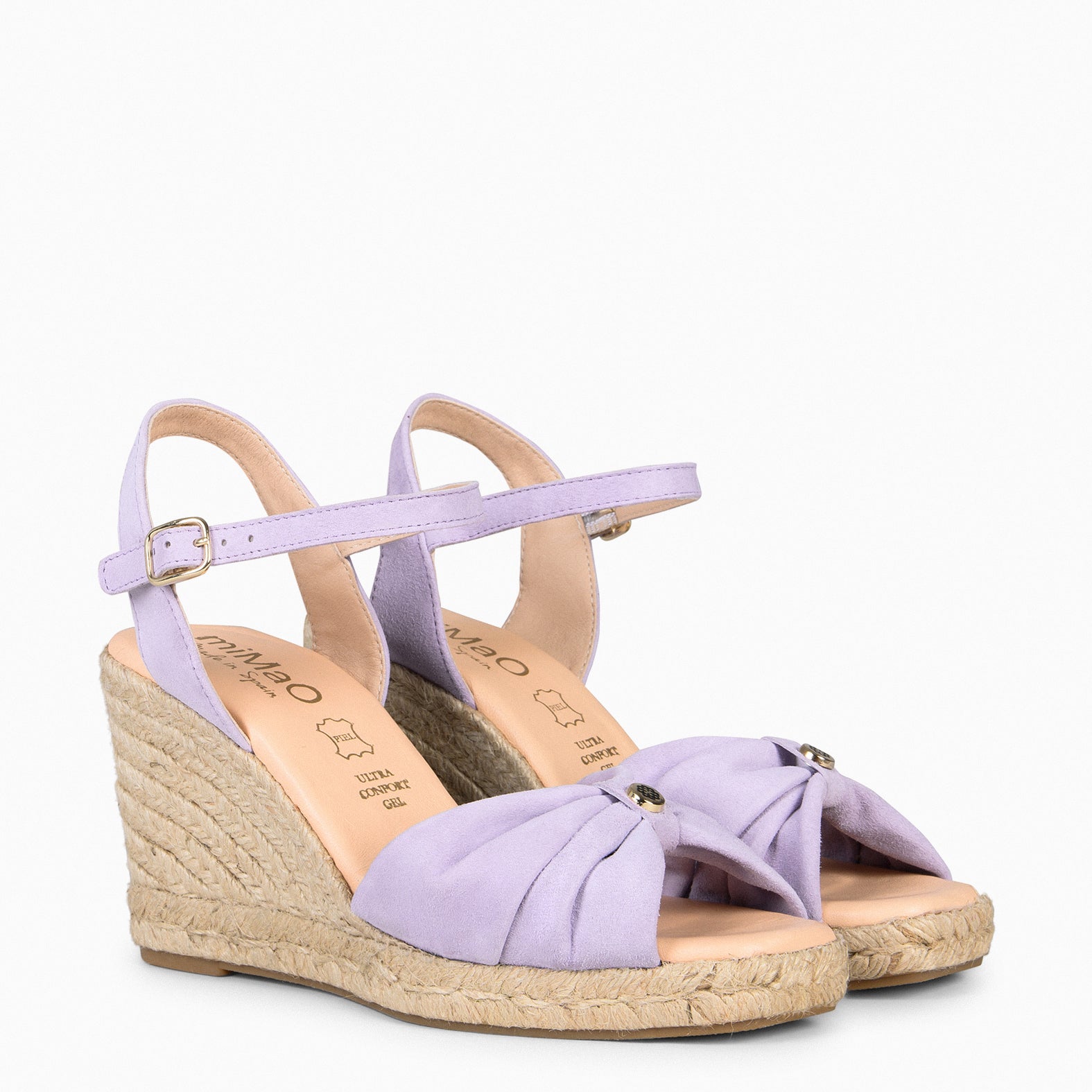 MIRASOL – Cuñas altas de esparto MALVA