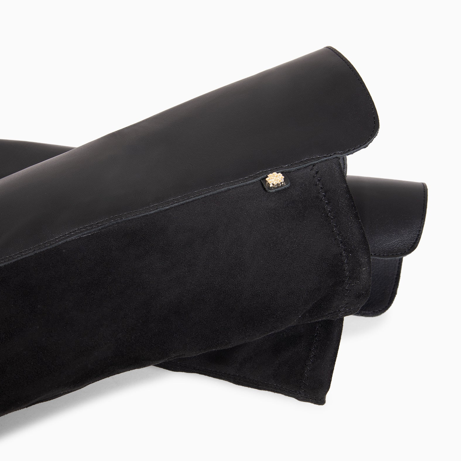 LIA - Bota alta de piel NEGRO - miMaO ®