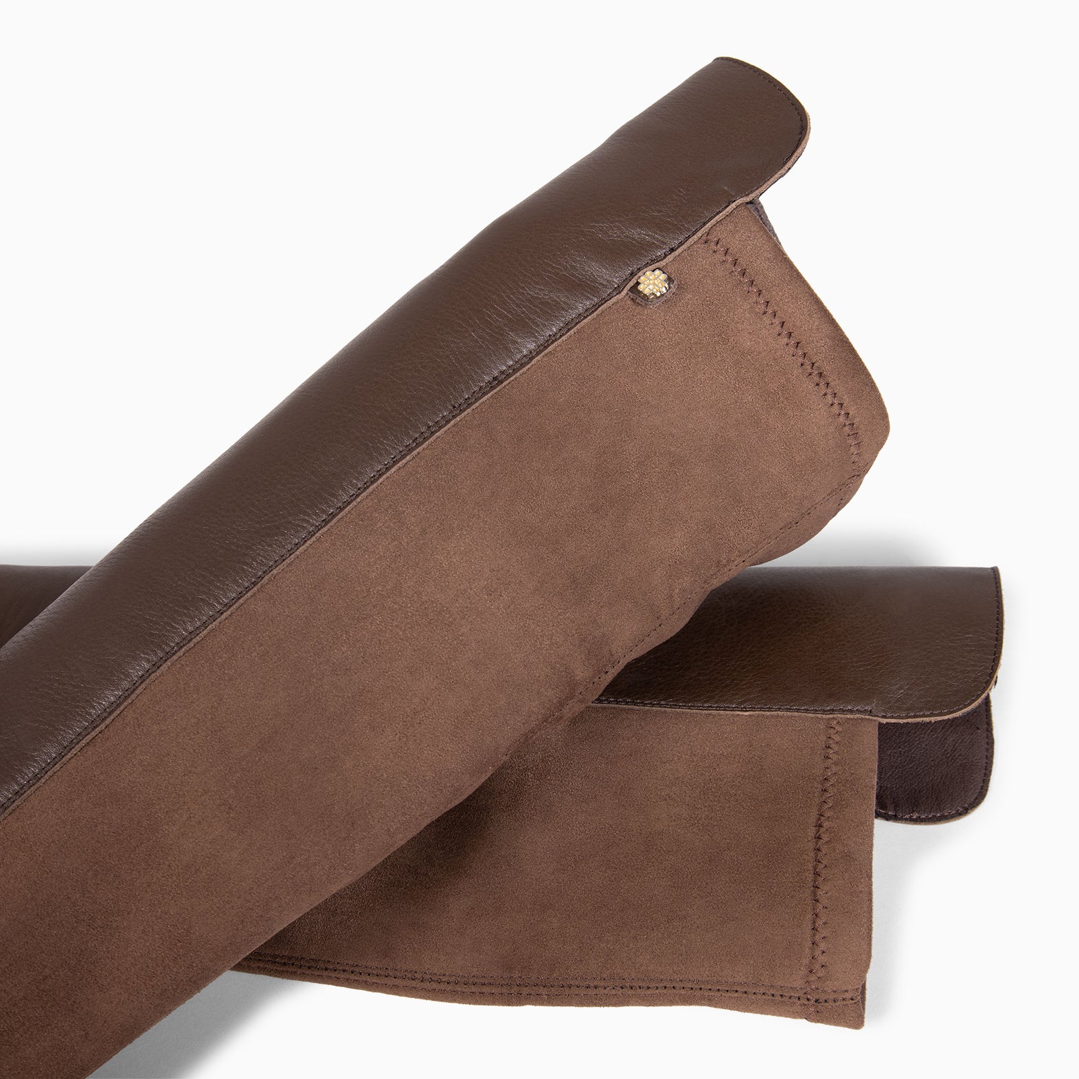 LIA - Bota alta de piel MARRON - miMaO ®
