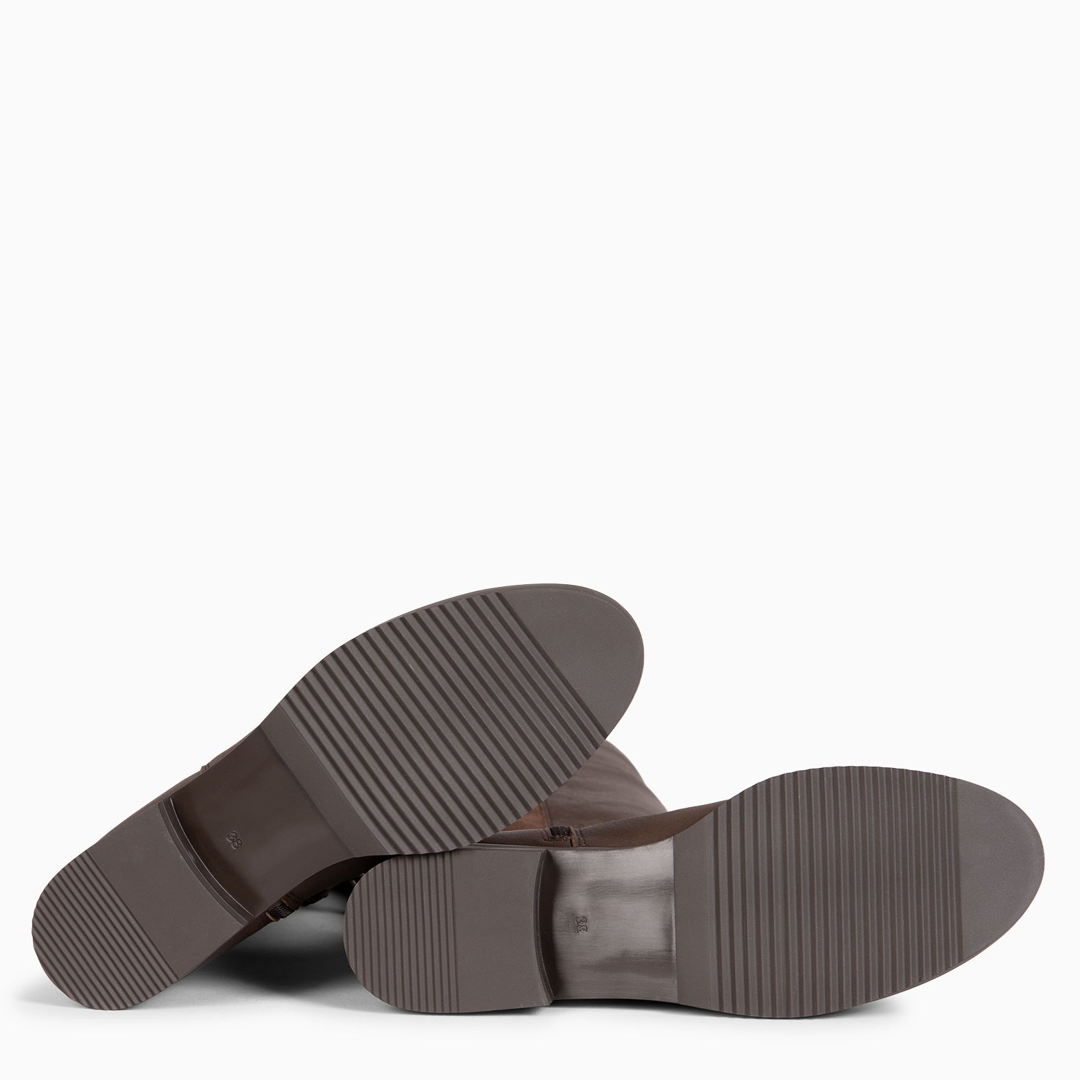 LIA - Bota alta de piel MARRON - miMaO ®