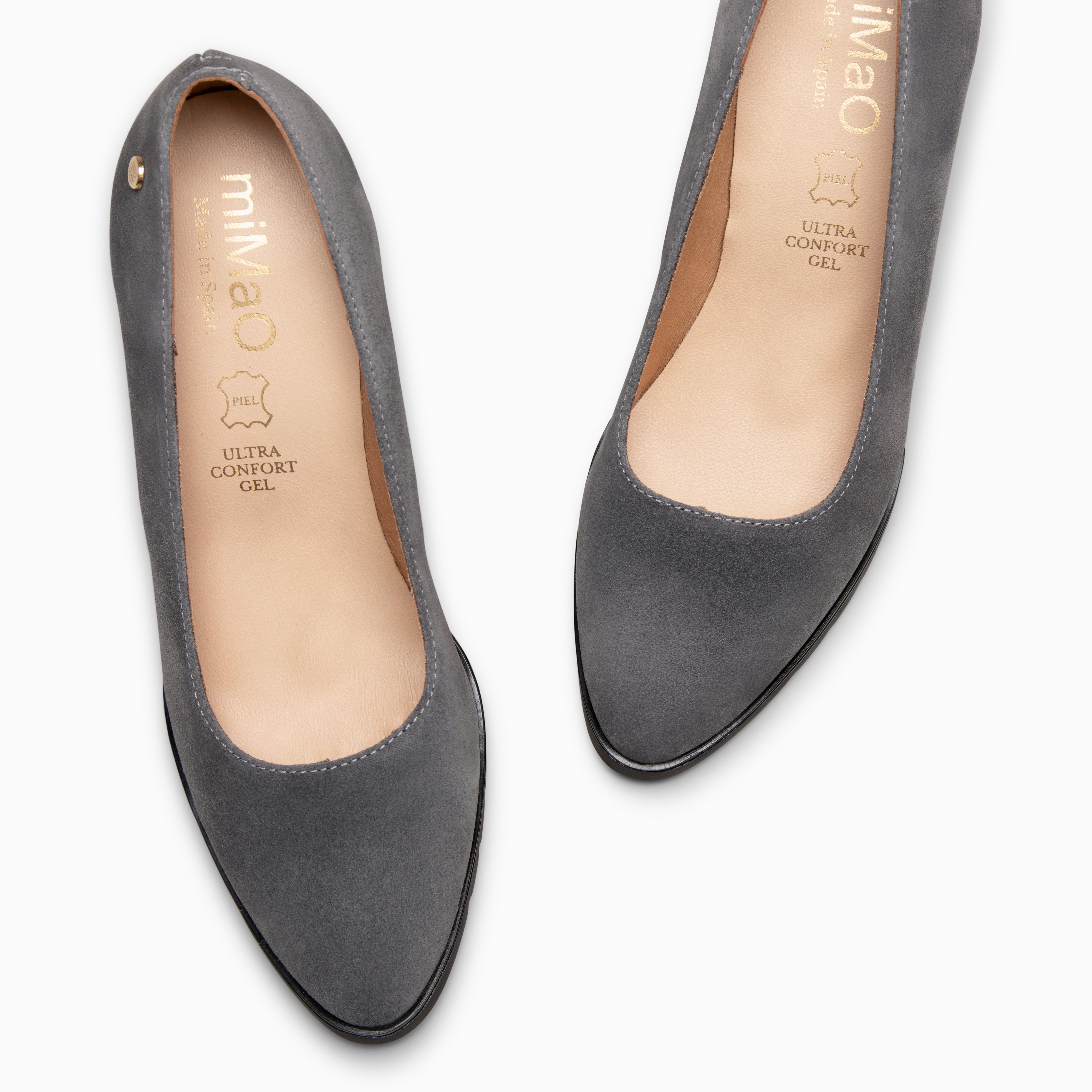 URBAN TREND - Salones casual de serraje GRIS - miMaO ®