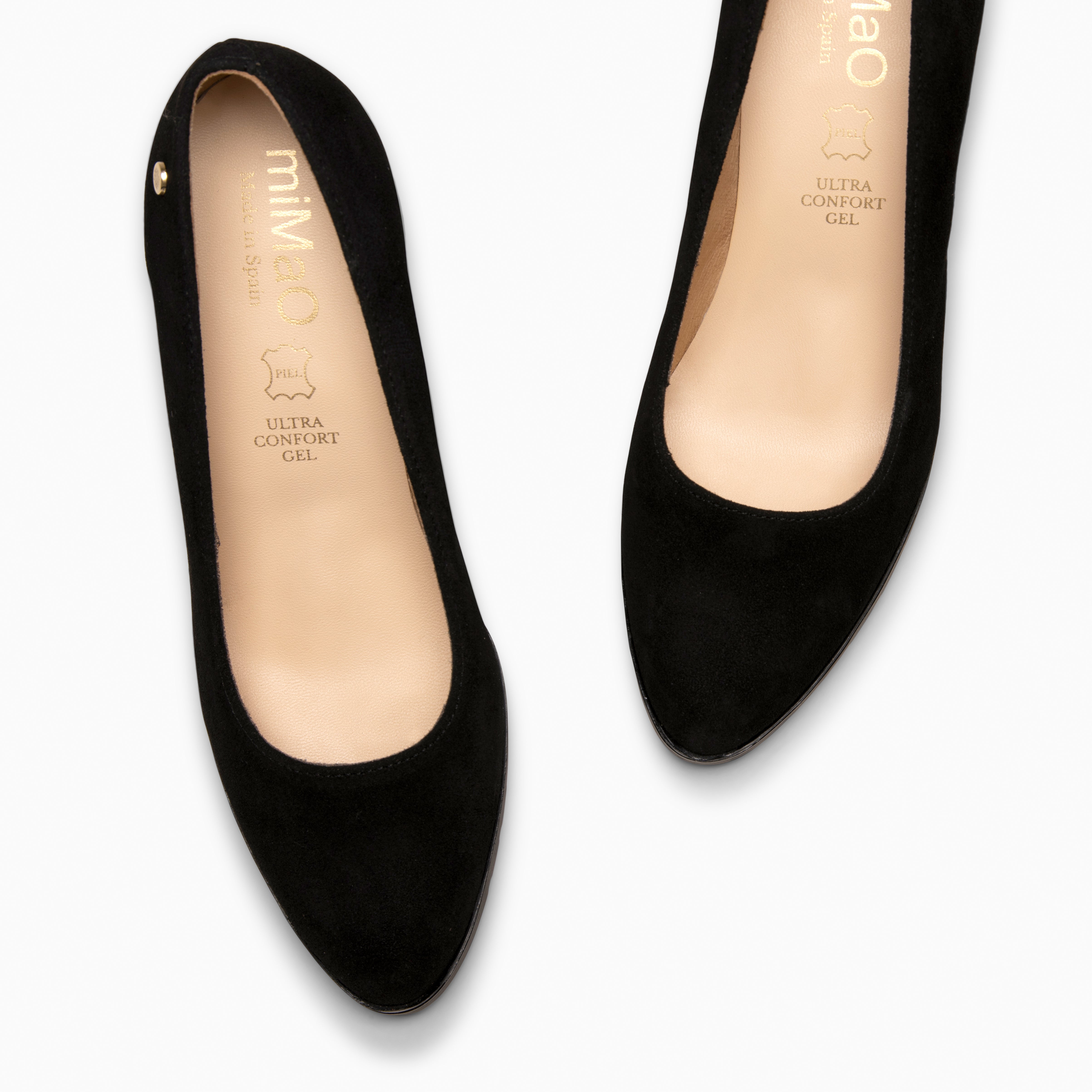 URBAN TREND - Salones casual de serraje NEGRO - miMaO ®