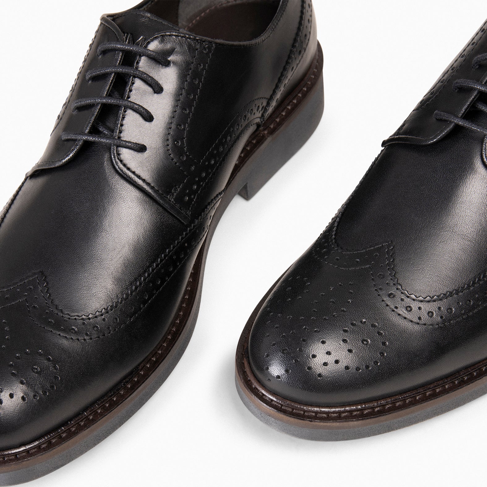 QUEVEDO – Zapatos de vestir con cordones NEGRO - miMaO ®